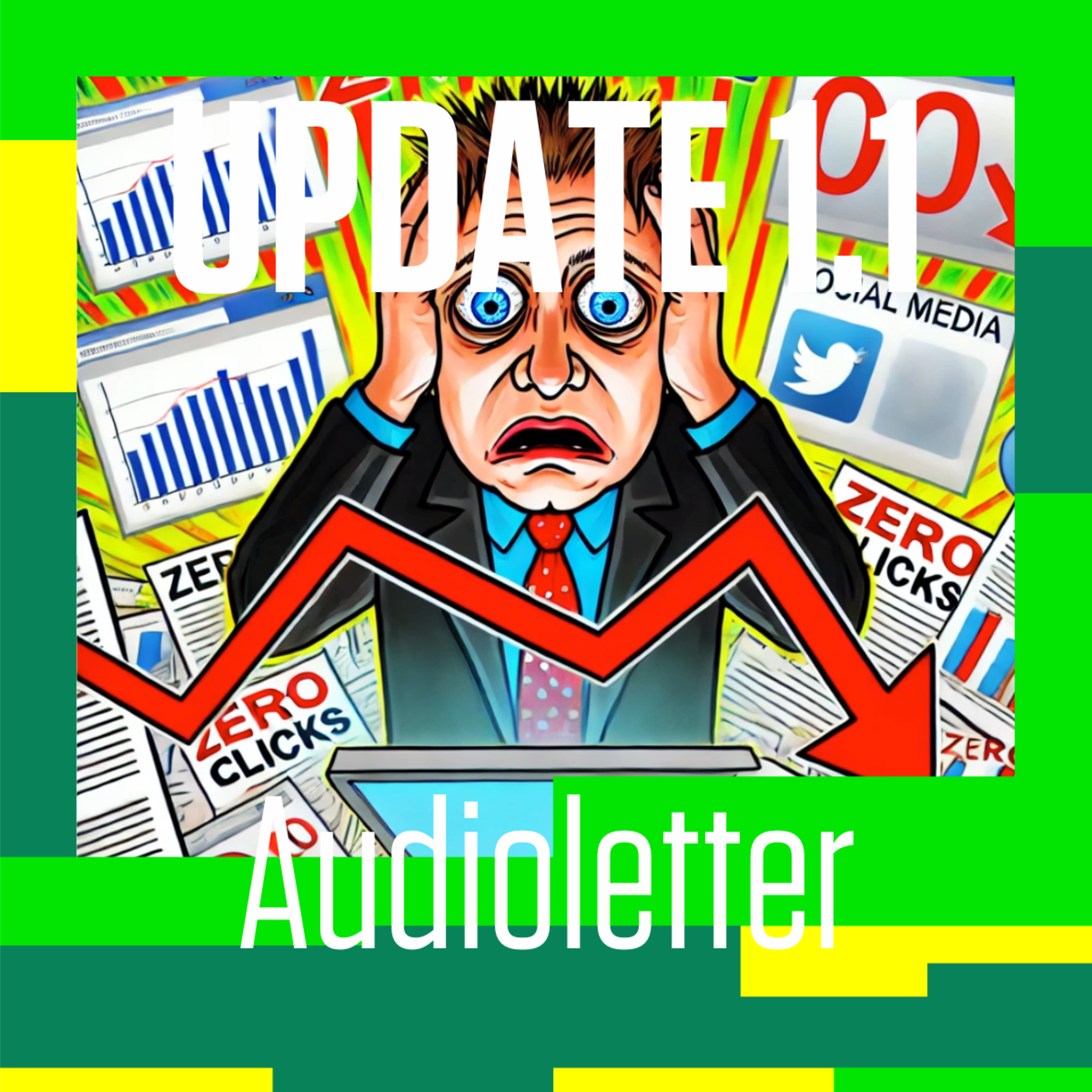 😵 Zero click, zero trafic, zero vânzări | 🎧 AUDIOLETTER UPDATE 1.1 | 🗞️ Știrile digital & tech ale lunii iunie 2024 episode artwork