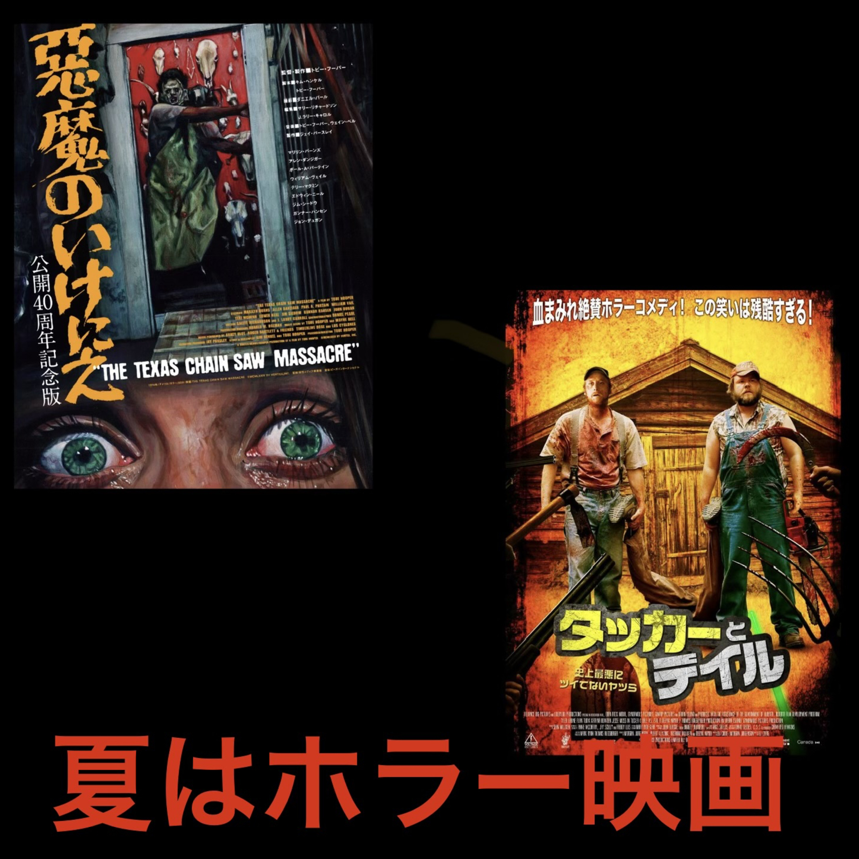 最悪の夏休み映画・帰省バカンス先で大惨事ホラー1974年「悪魔のいけにえ」2012年「タッカー＆デイル史上最悪にツイてないヤツら」 episode artwork