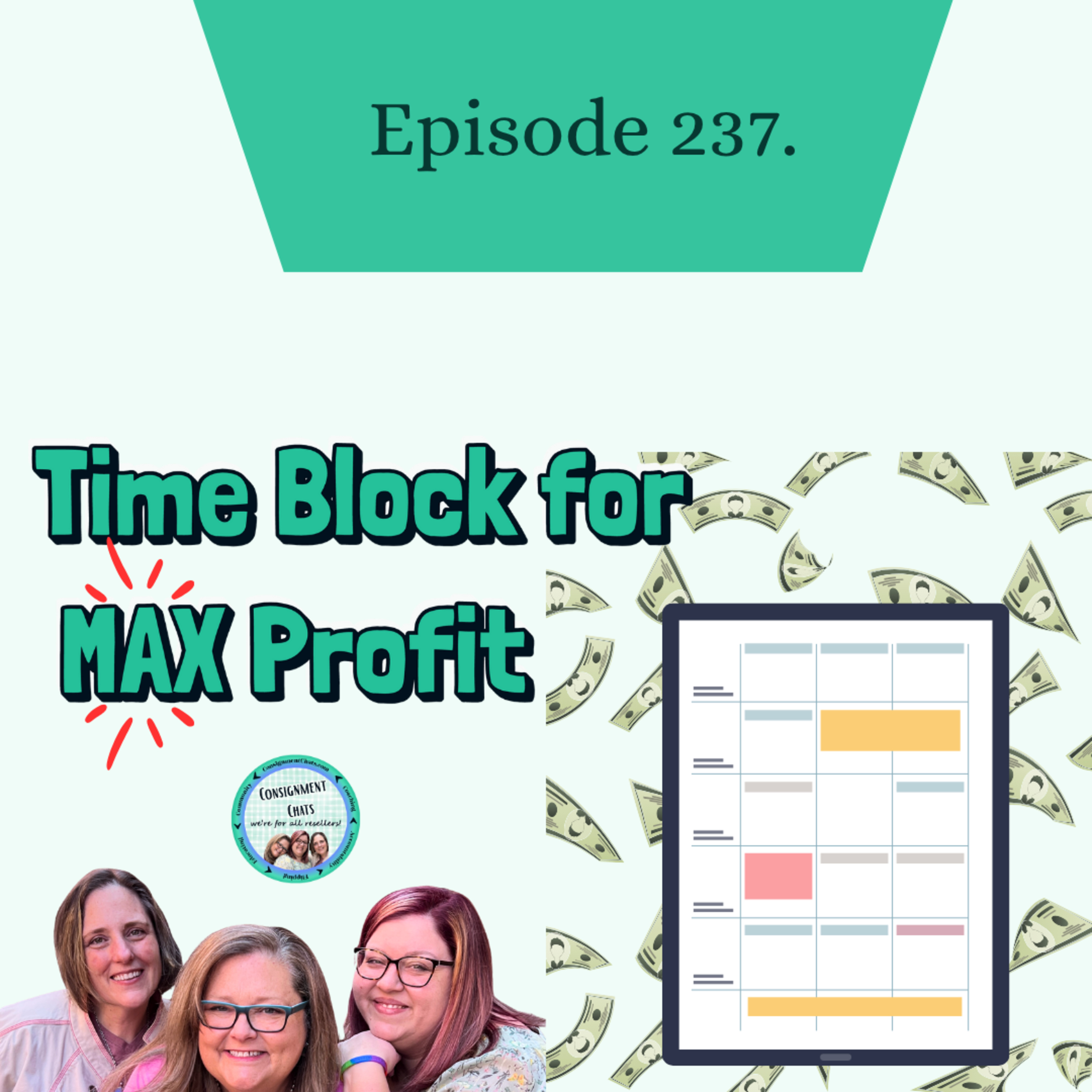 Episode 237. How to Time Block Your Day as an Online Reseller for Maximum Profit (S5.E28) episode artwork