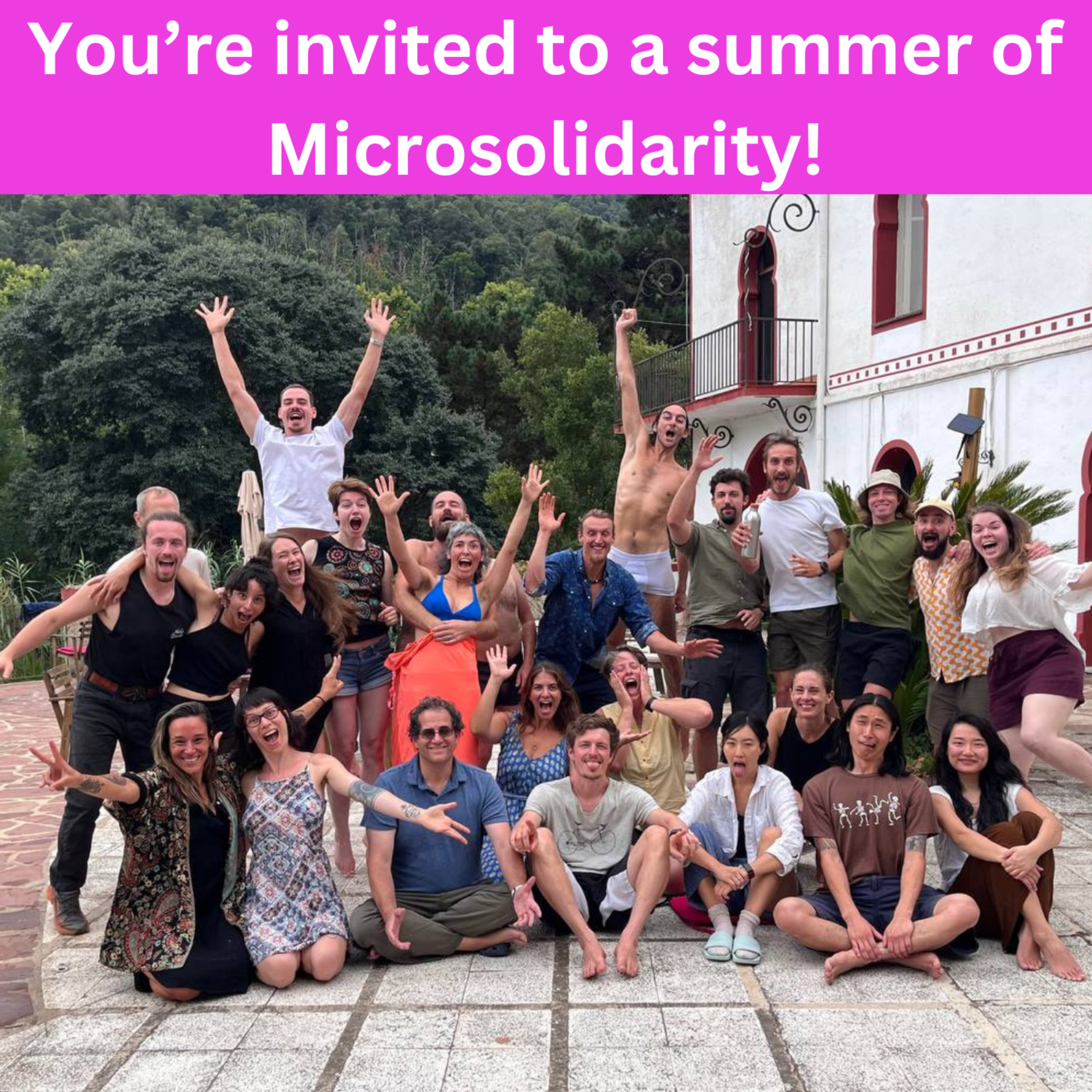 What's coming this August? Immerse yourself in Microsolidarity!