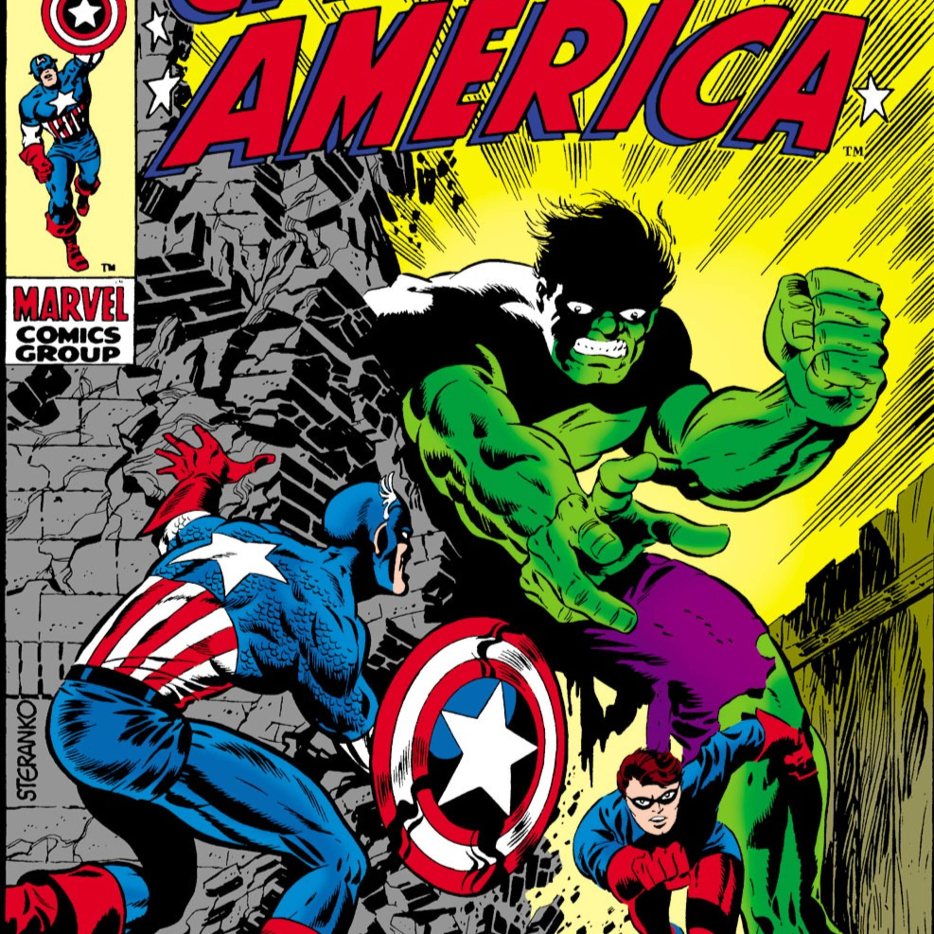 #136: Cap #110 Cap vs Hulk! Intro of Viper! (1969) Stan Lee / Jim Steranko / Joe Sinnott