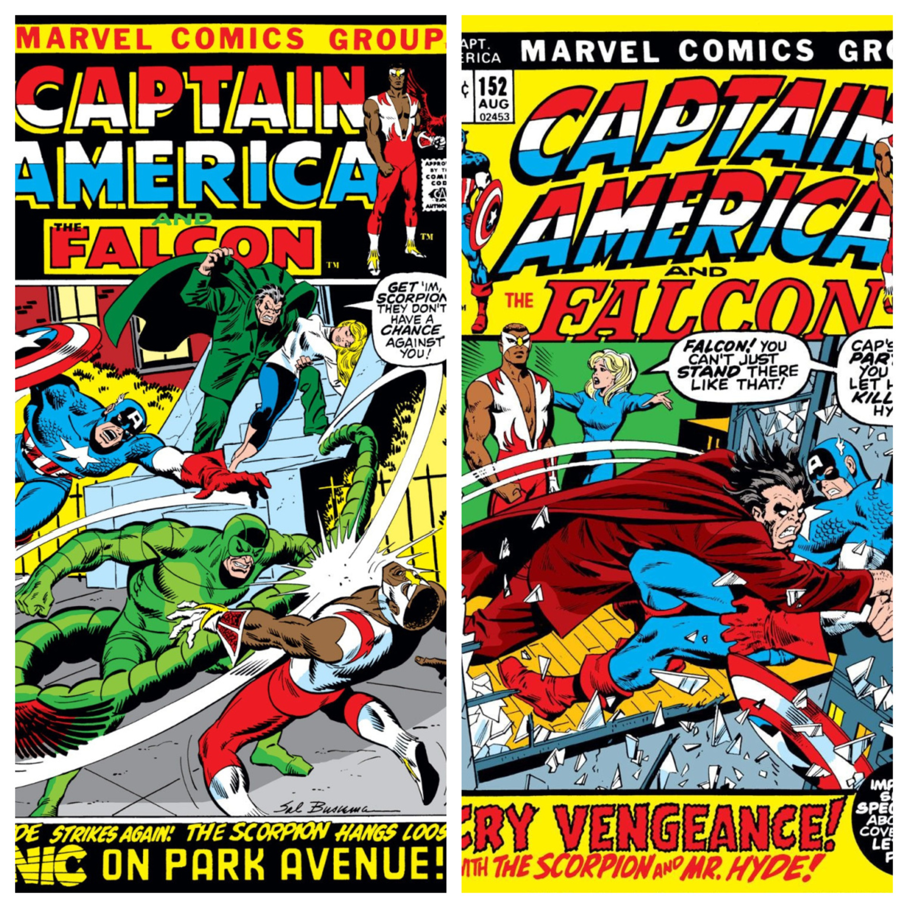 #149: Vs Mr. Hyde & Scorpion! Cap #151-152 (1972) Gerry Conway / Sal Buscema