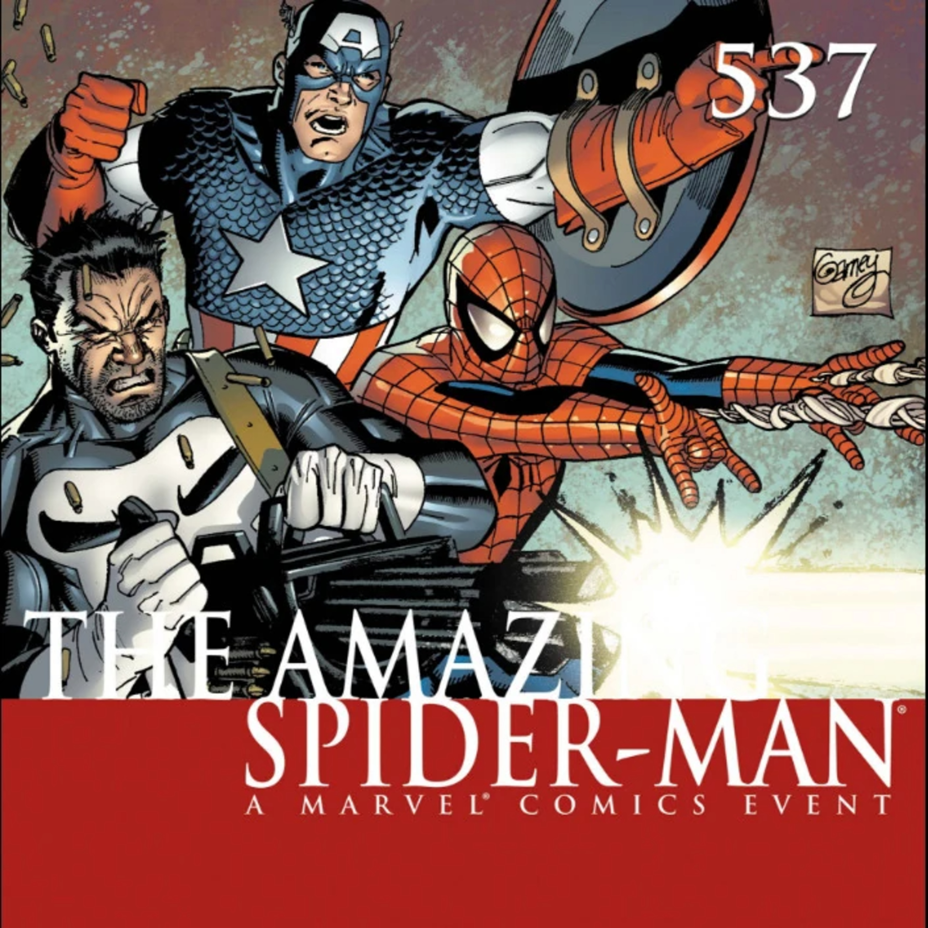 #155: Amazing Spider-Man #537 - Civil War Tie-In! (2007) J. Michael Straczynski / Ron Garney