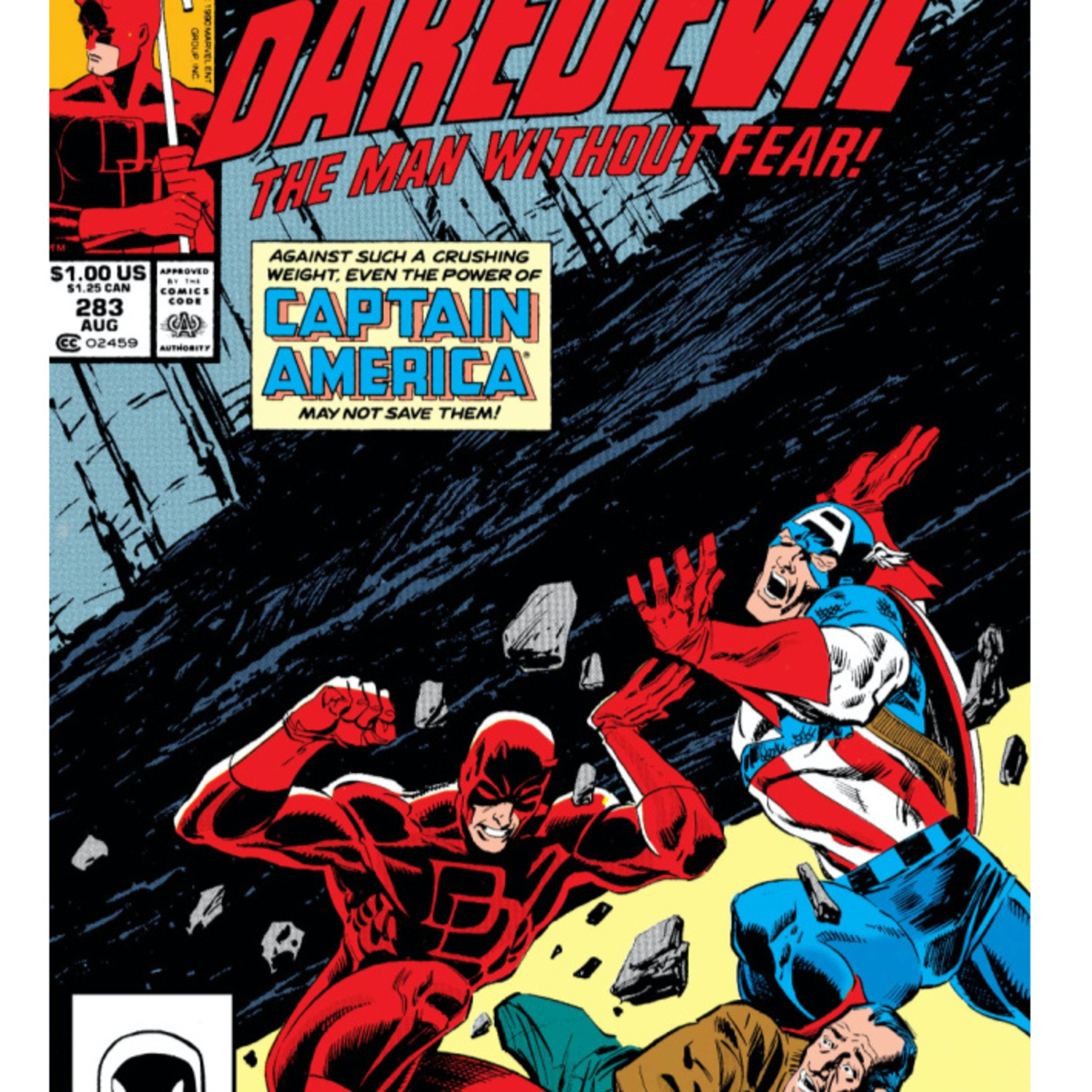 #180: Daredevil #283 Streets of Poison tie-in (1990) Ann Nocenti / Mark Bagley