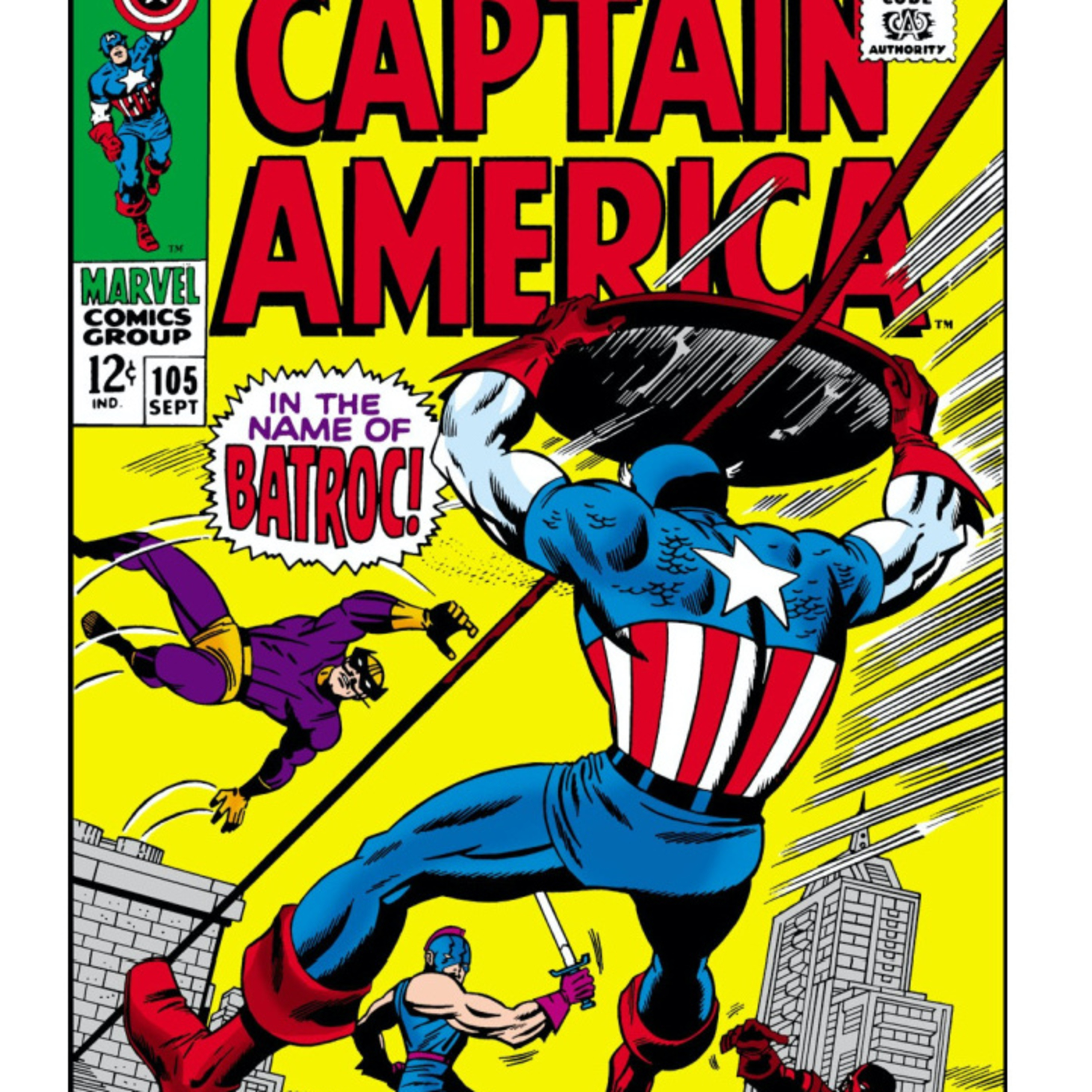 #210: Batroc's Brigade! (1968) Cap #105 by Stan Lee / Jack Kirby