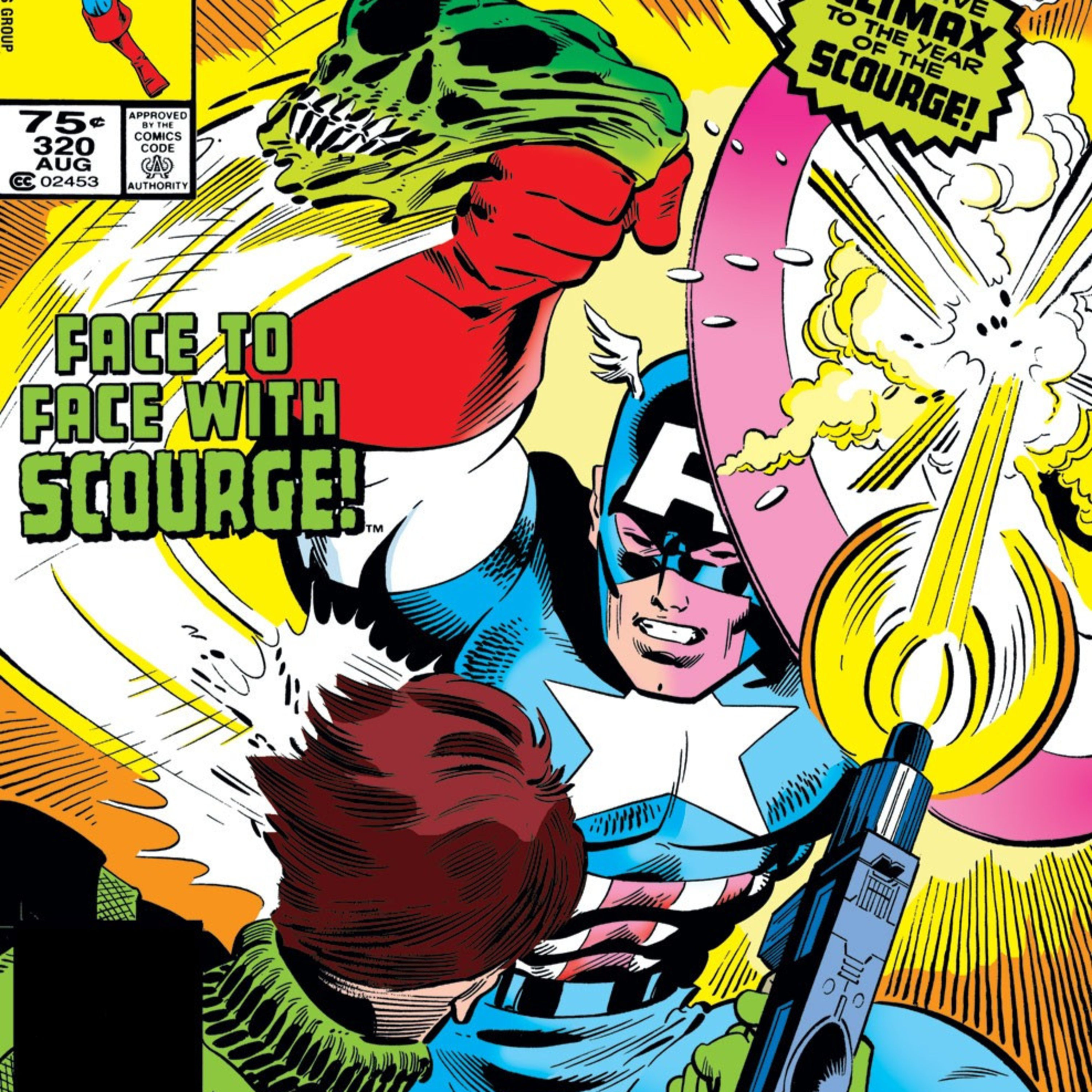#250: 2nd Cap Community Theater! Cap #319-320 (1986) Cap vs The Scourge!