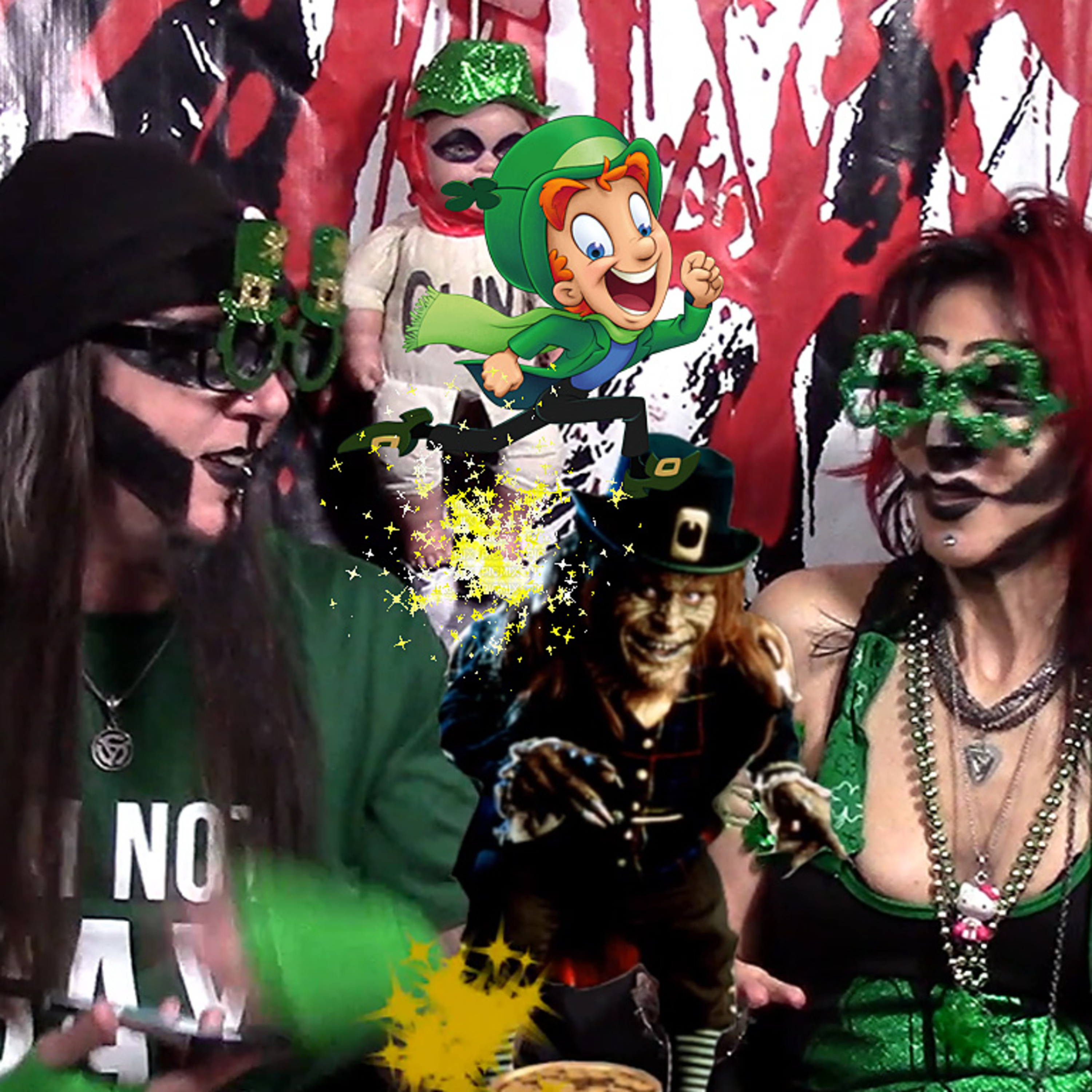 St Patty's Day guests Lucky (Charms) AND Lubdan the Leprechauns!