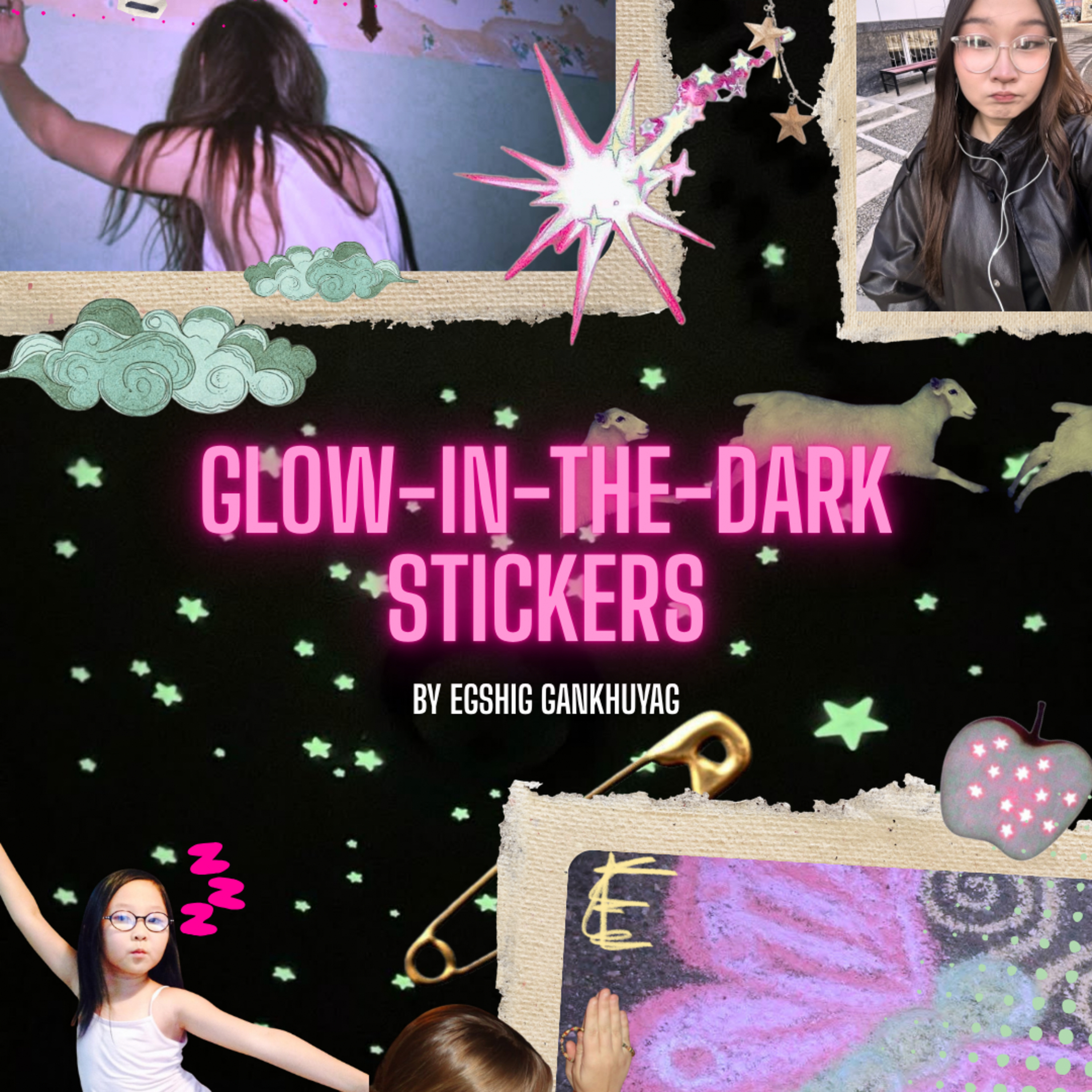 Glow in the dark stickers | ft.Egshig Gankhuyag