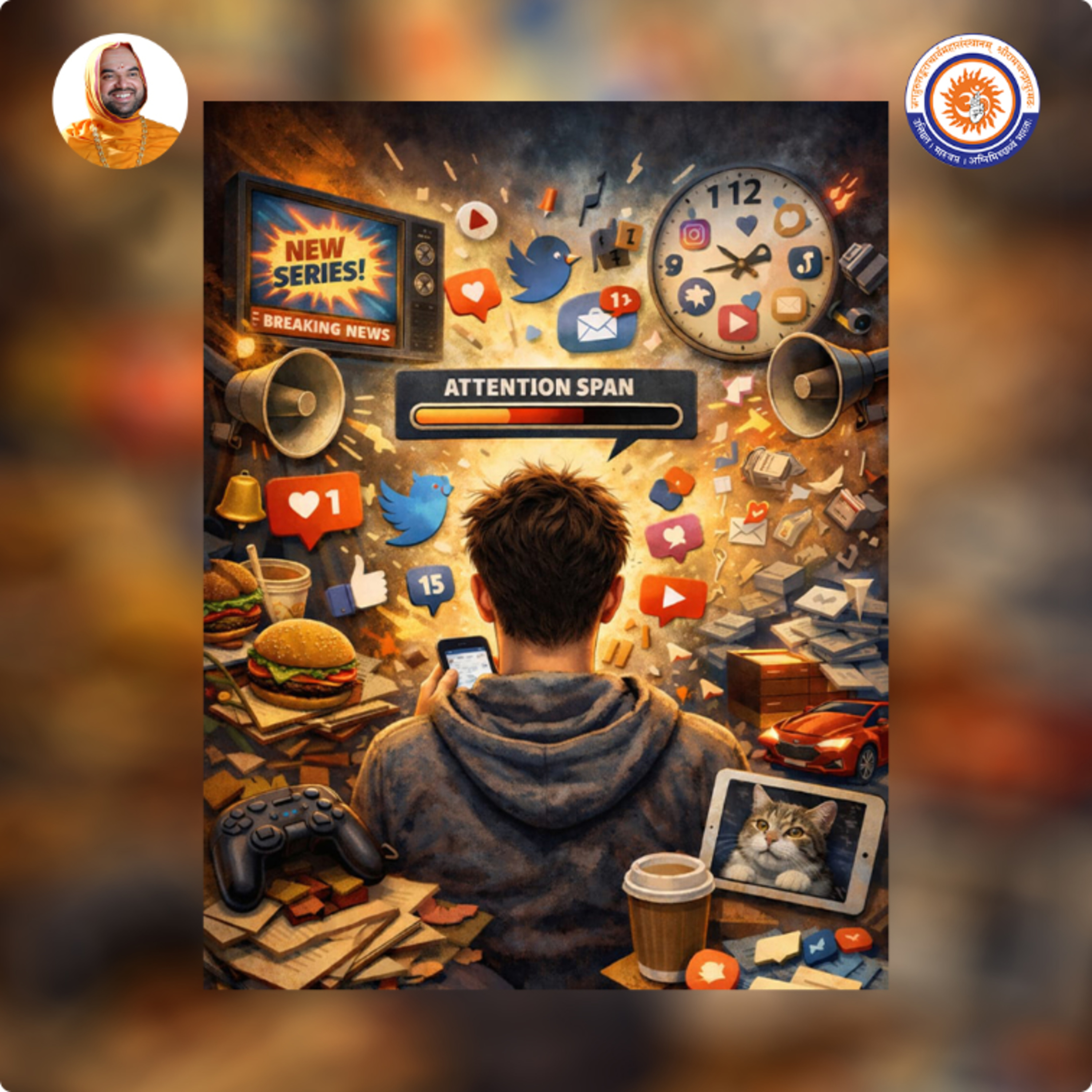 Why improving attention span is important? | Spiritual talk with SriSamsthana episode artwork