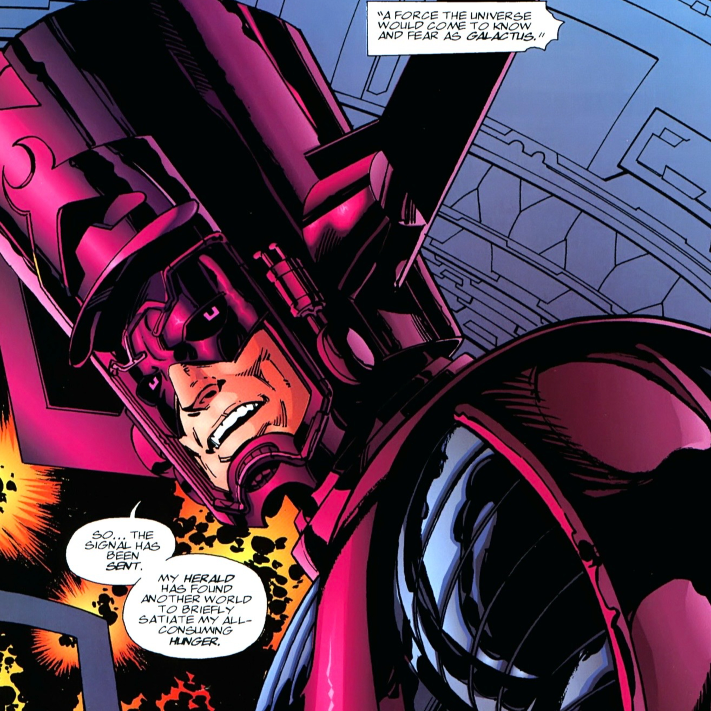 Doc's Comics Crossovers - Darkseid vs Galactus: The Hunger episode artwork