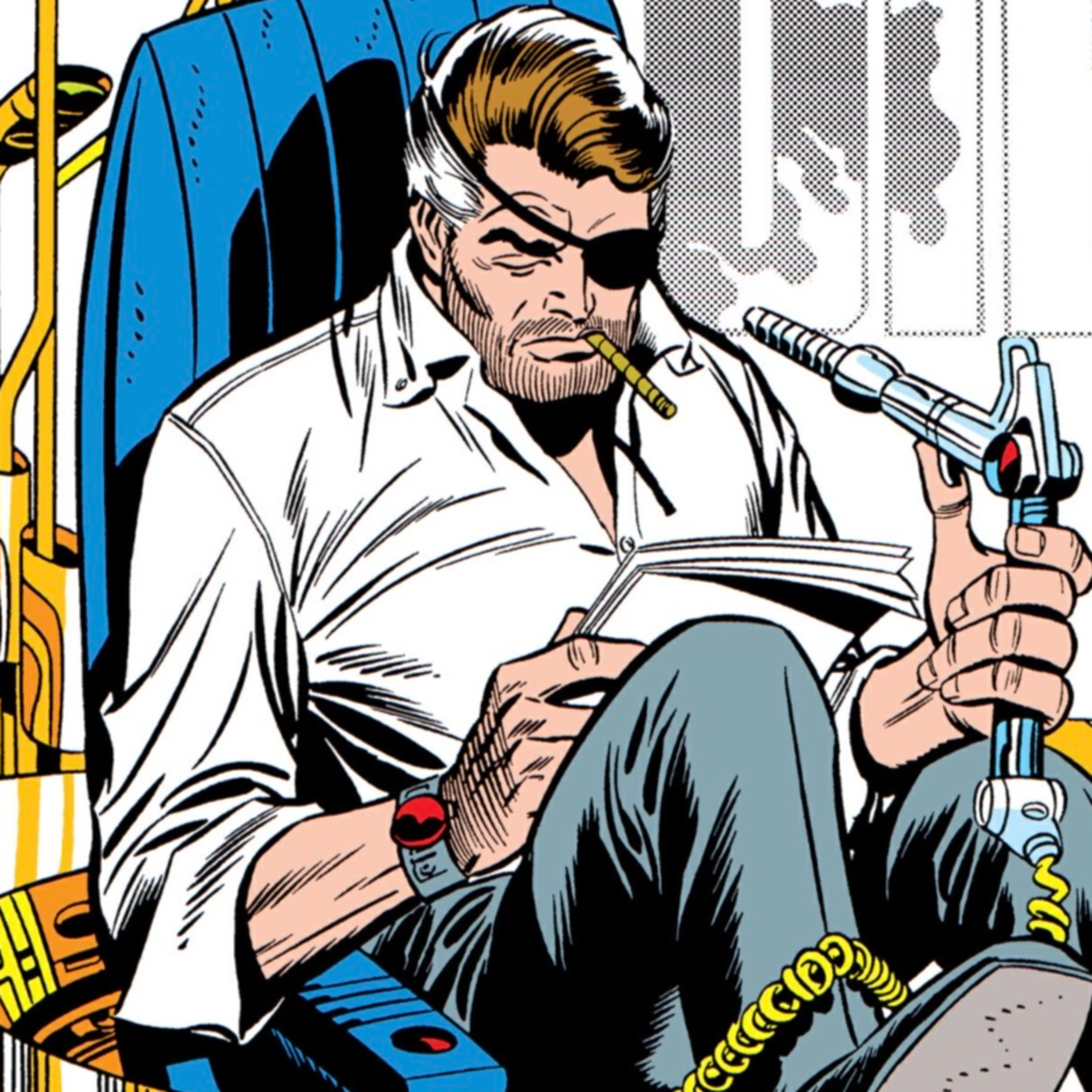 The Kids Present Jack Kirby Month - Eighth Annual Kirby Roundtable Nick Fury Agent of S.H.I.E.L.D. episode artwork