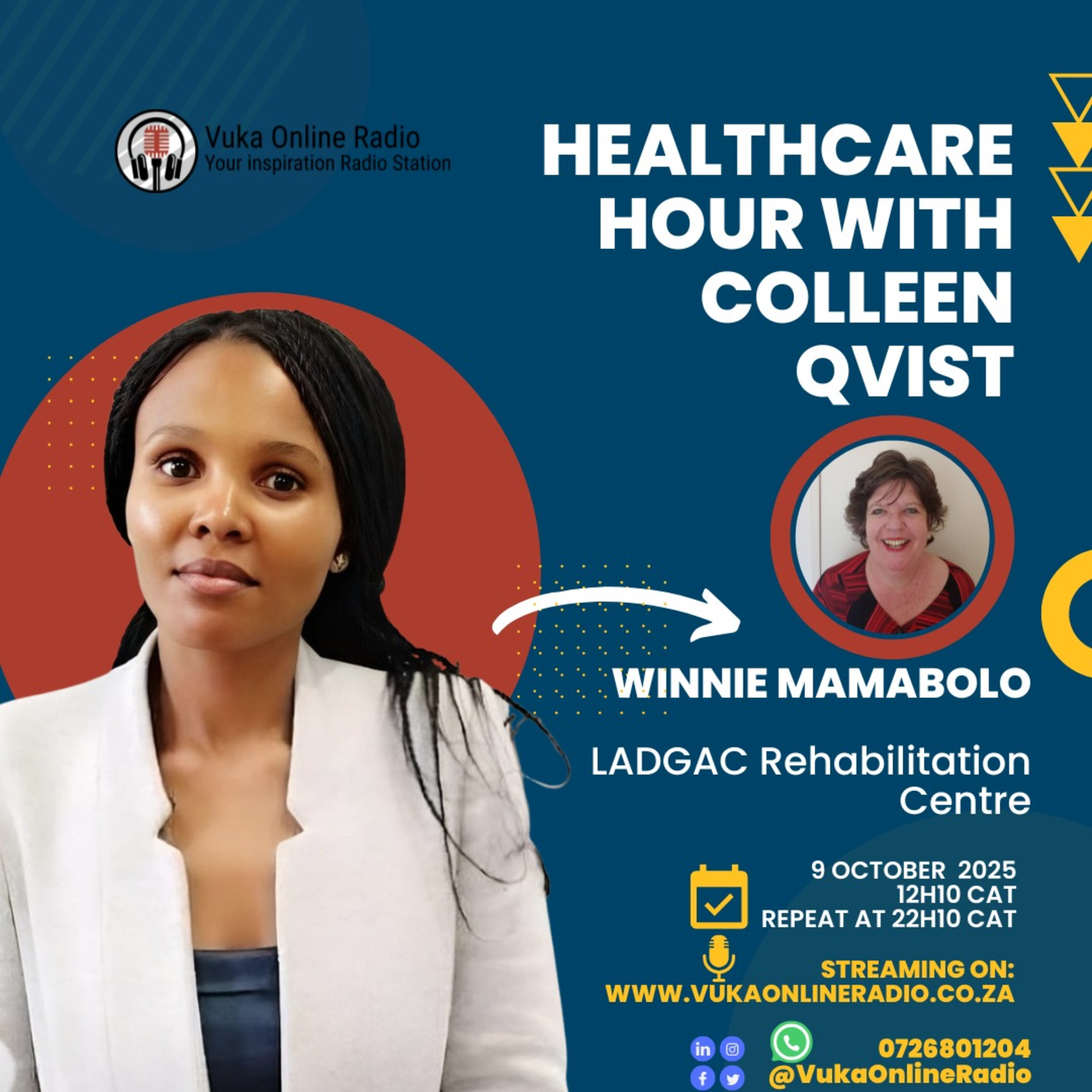 Healthcare hour with Colleen Qvist - Winnie Mamabolo-LADGAC