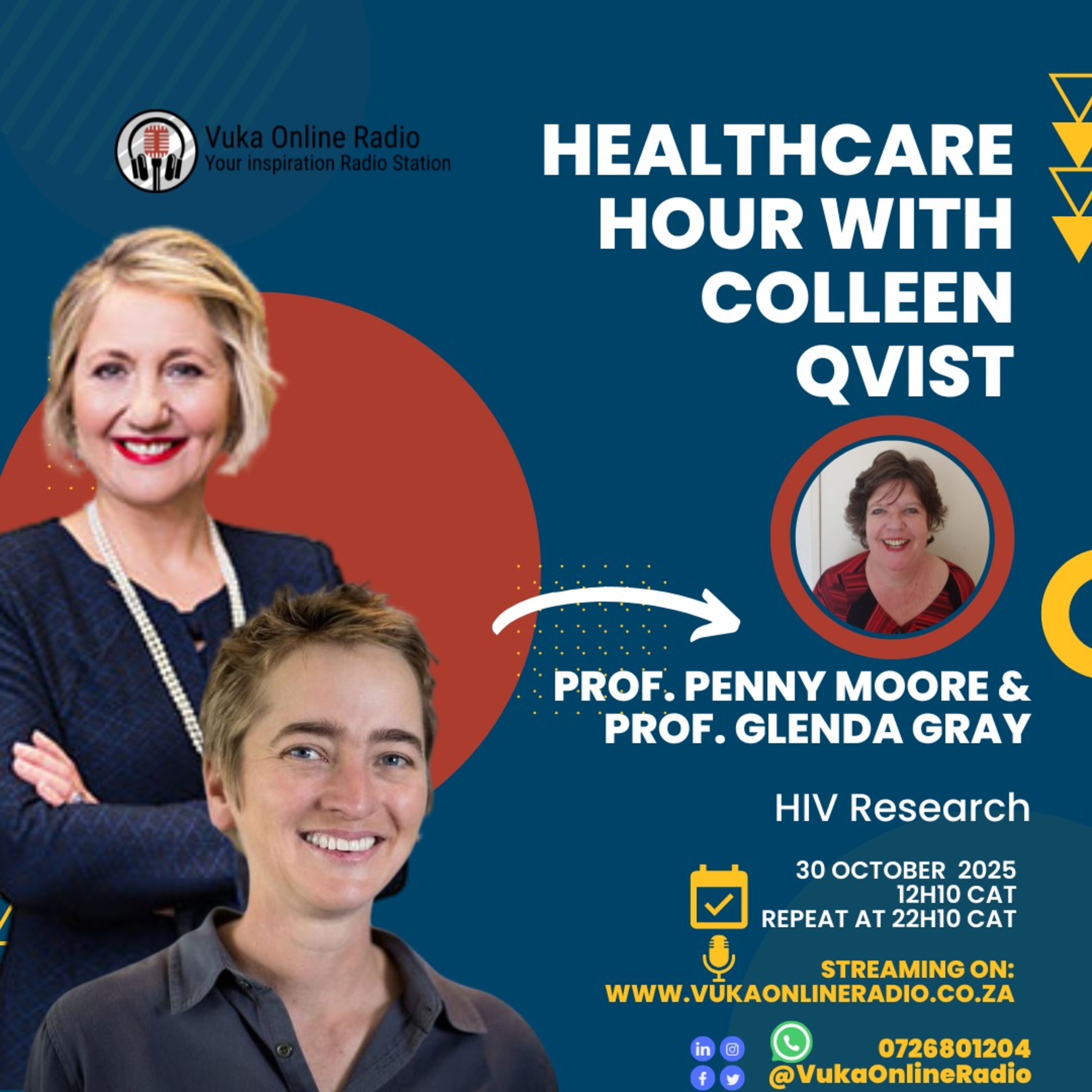 301025- Healthcare hour - HIV Research Profs Glenda & Penny