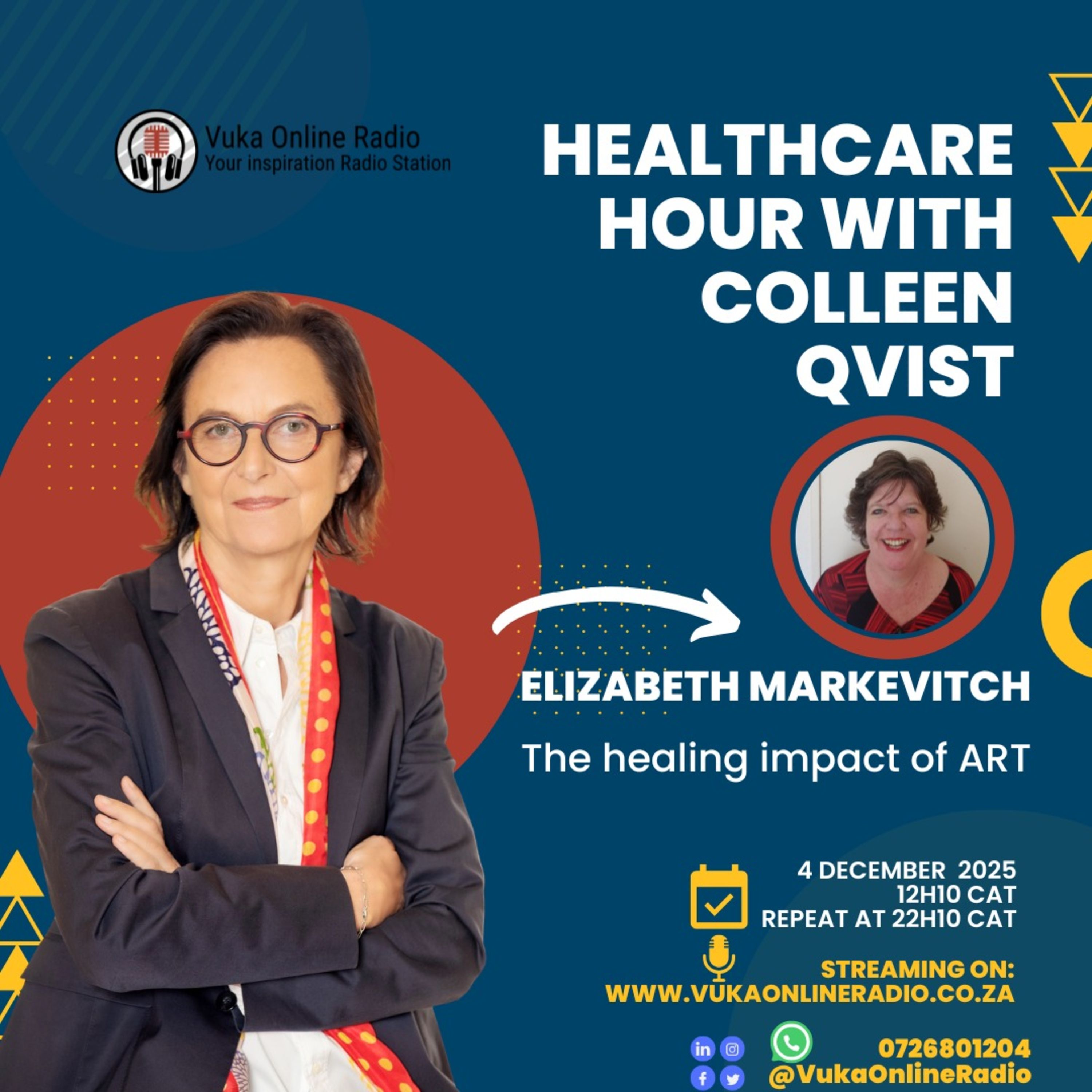 41225-Health care Hour with Colleen Qvist - Elizabeth Markevitch