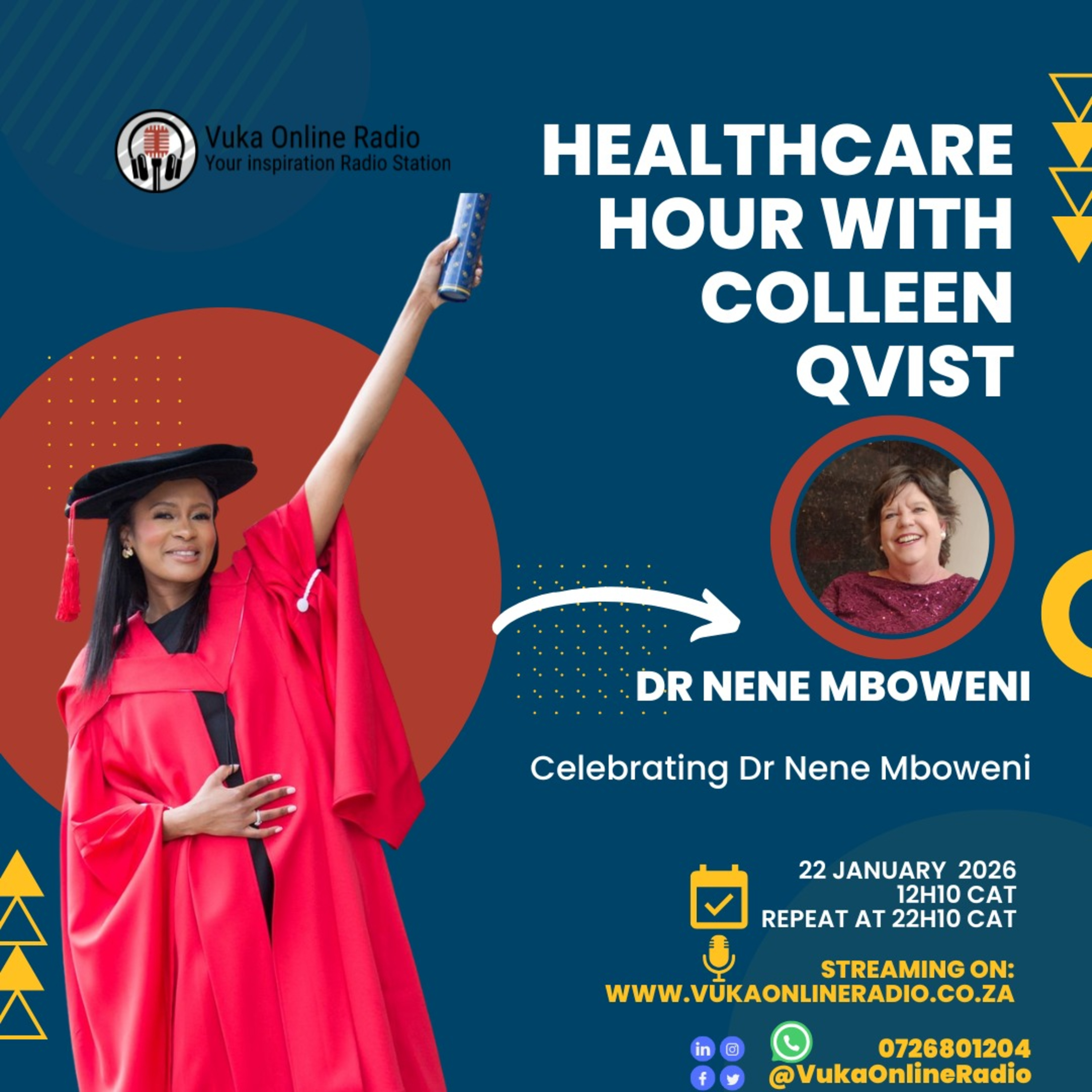 220126 - Health Care Hour with Colleen Qvist- Dr Nene Mboweni