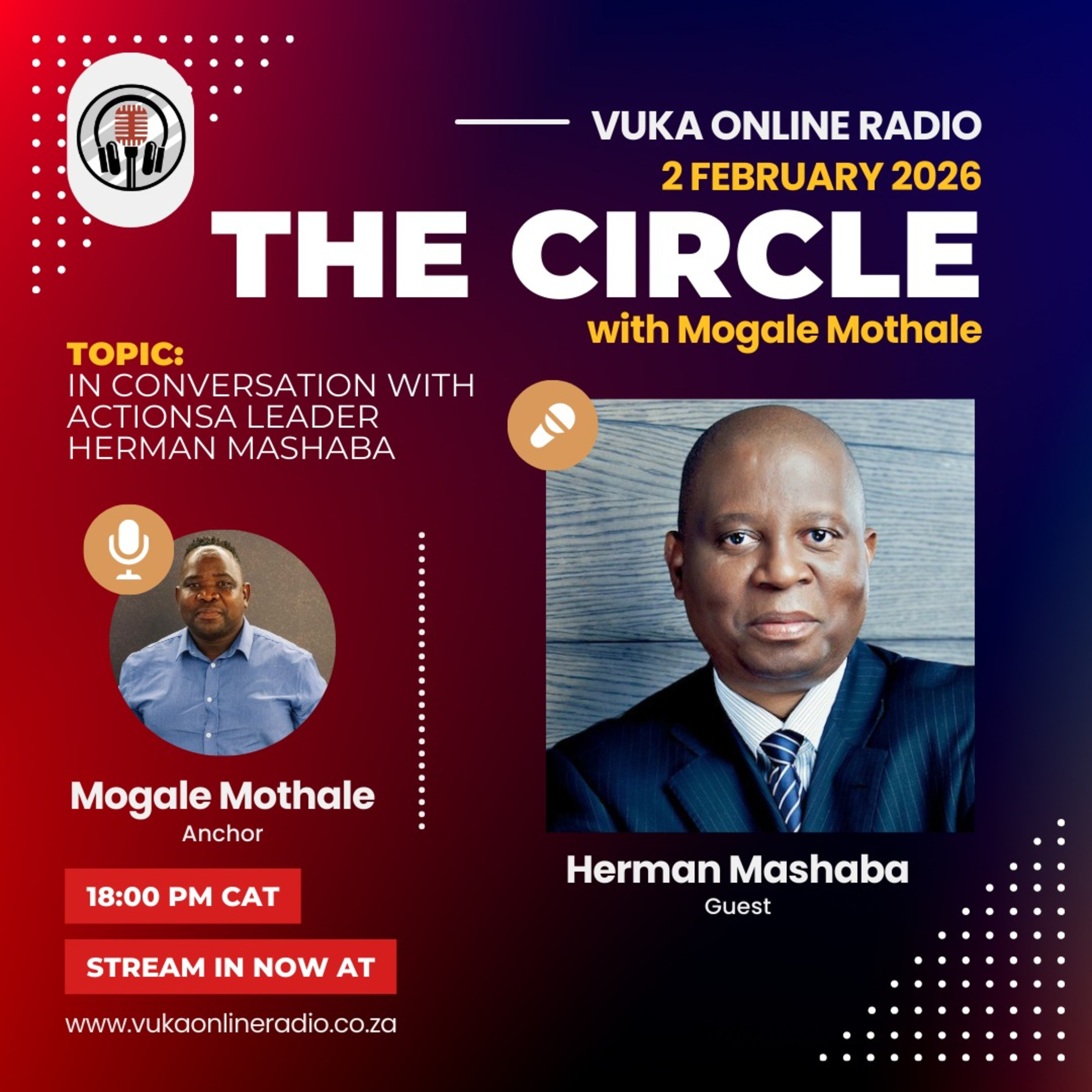 020226-Vuka Sunset Show Mogale Mothale with Herman Mashaba