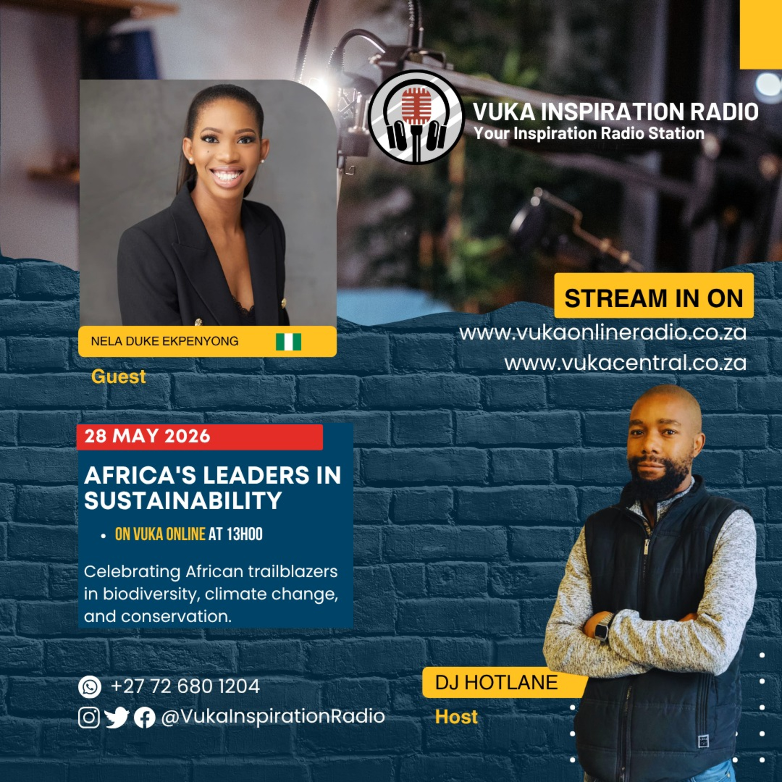 280526-Africas Leaders Sustainability Dj Hot Lane and Nela