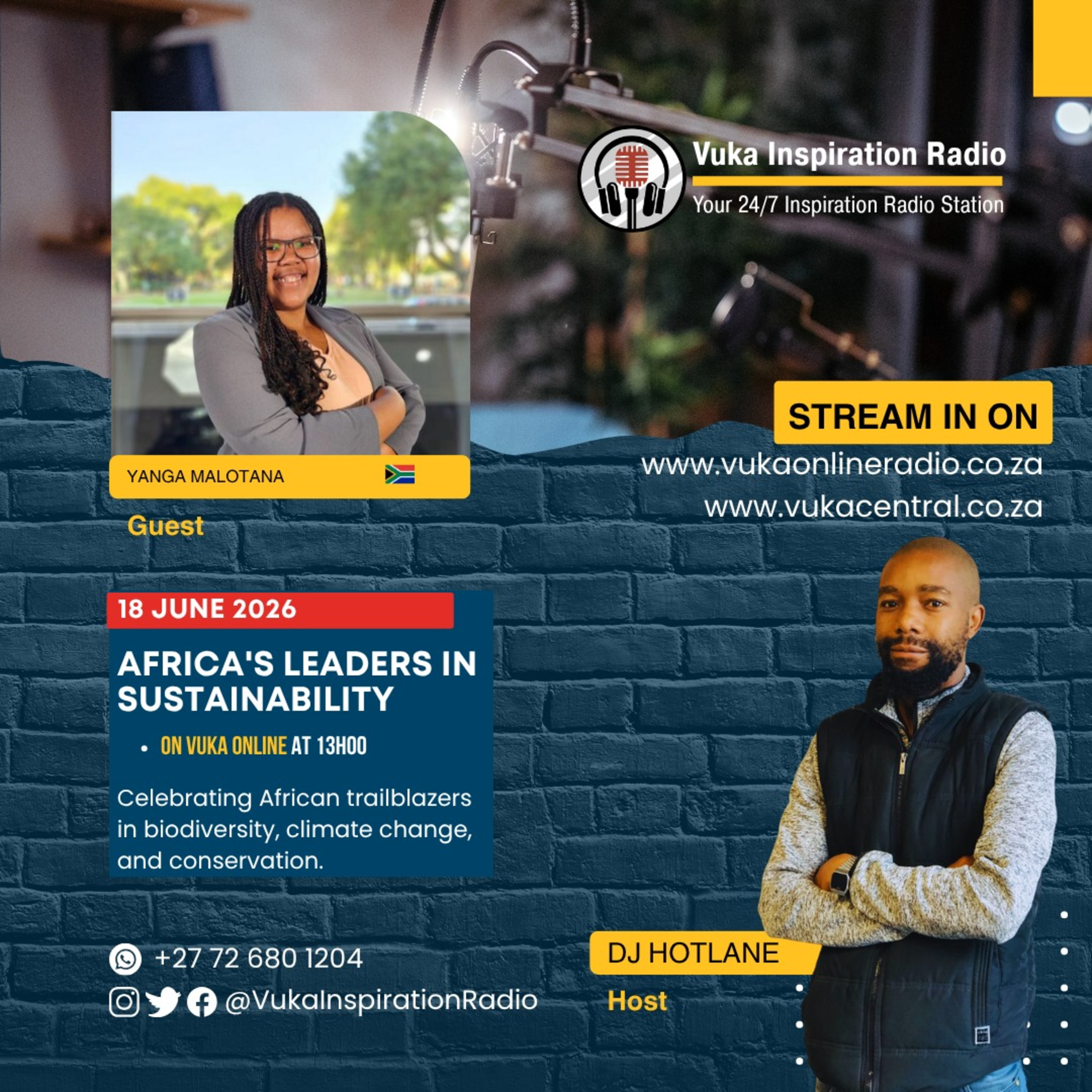 180626-Africa Leaders in sustainability DJ Hotlane and Yanga