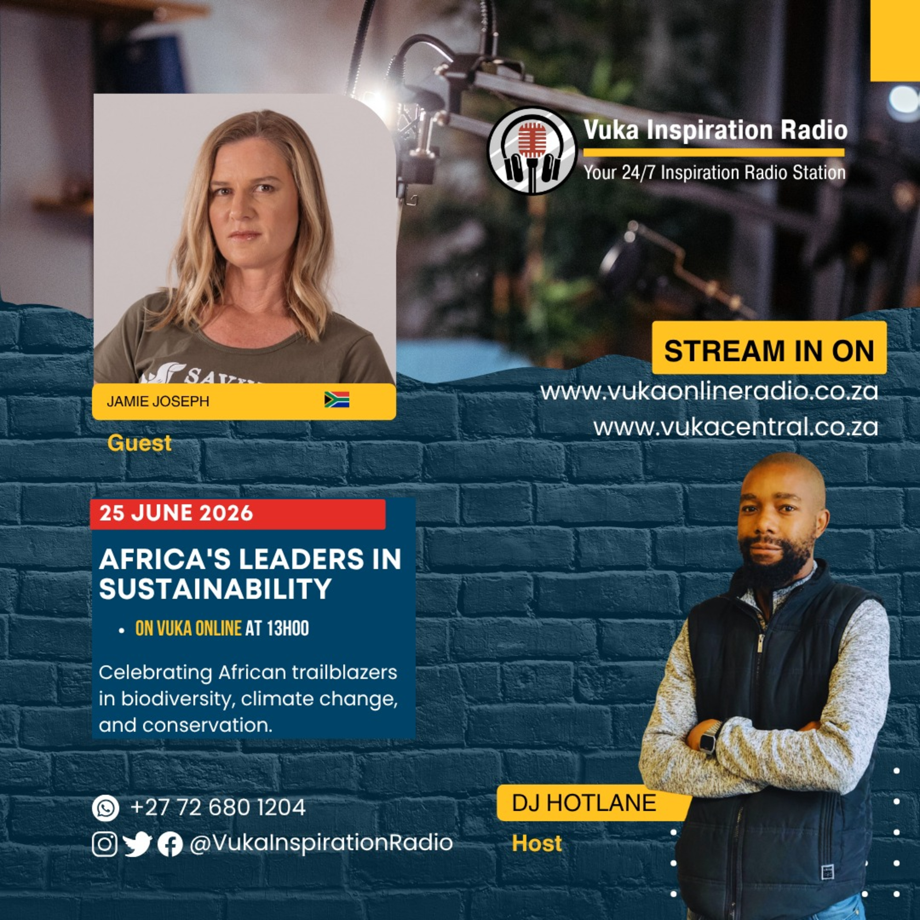 250626-Africas Leaders in Sustainability DJ Hotlane and Jamie Joseph