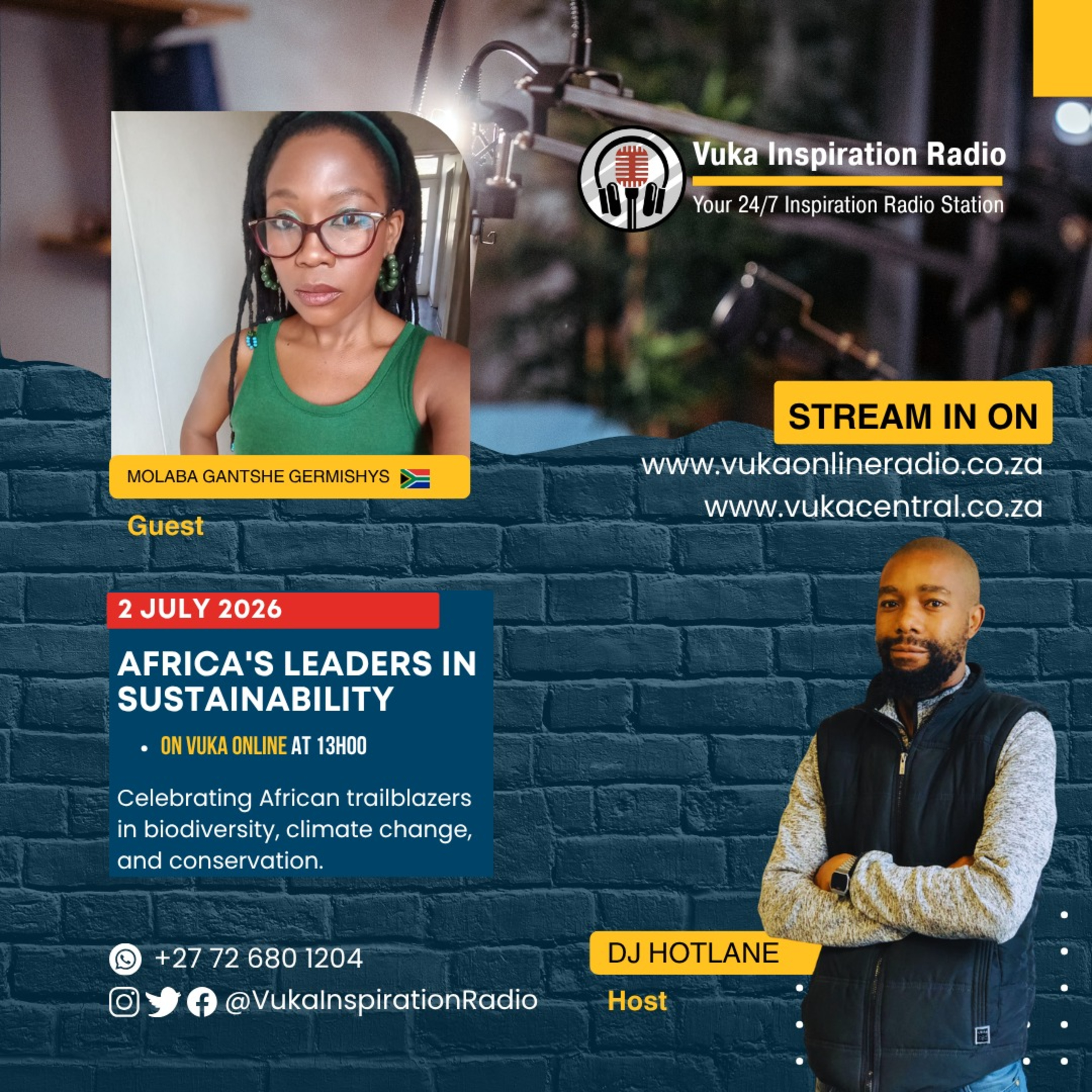 020726- Africas Leaders in Sustainability DJ Hotlane and Molaba