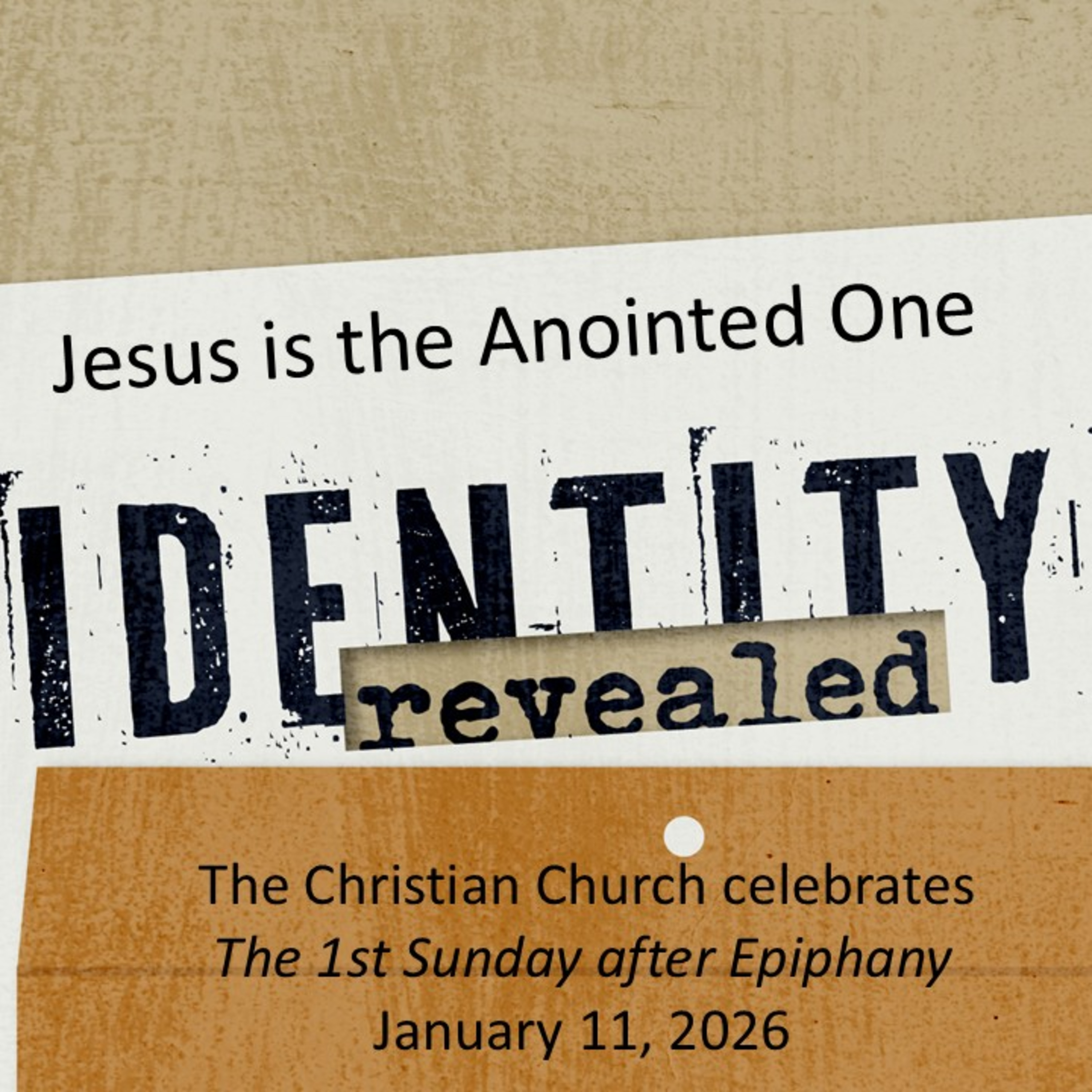 “Jesus Is Lord of All” - January 11, 2026 episode artwork