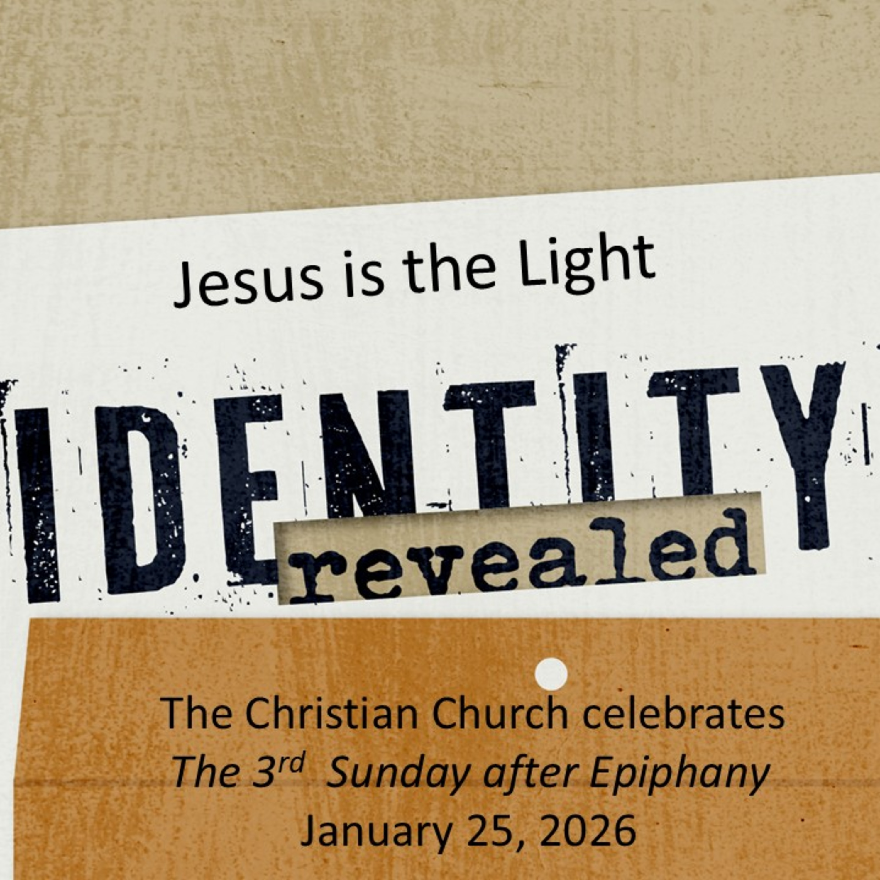 “The Light” – January 25, 2026 episode artwork