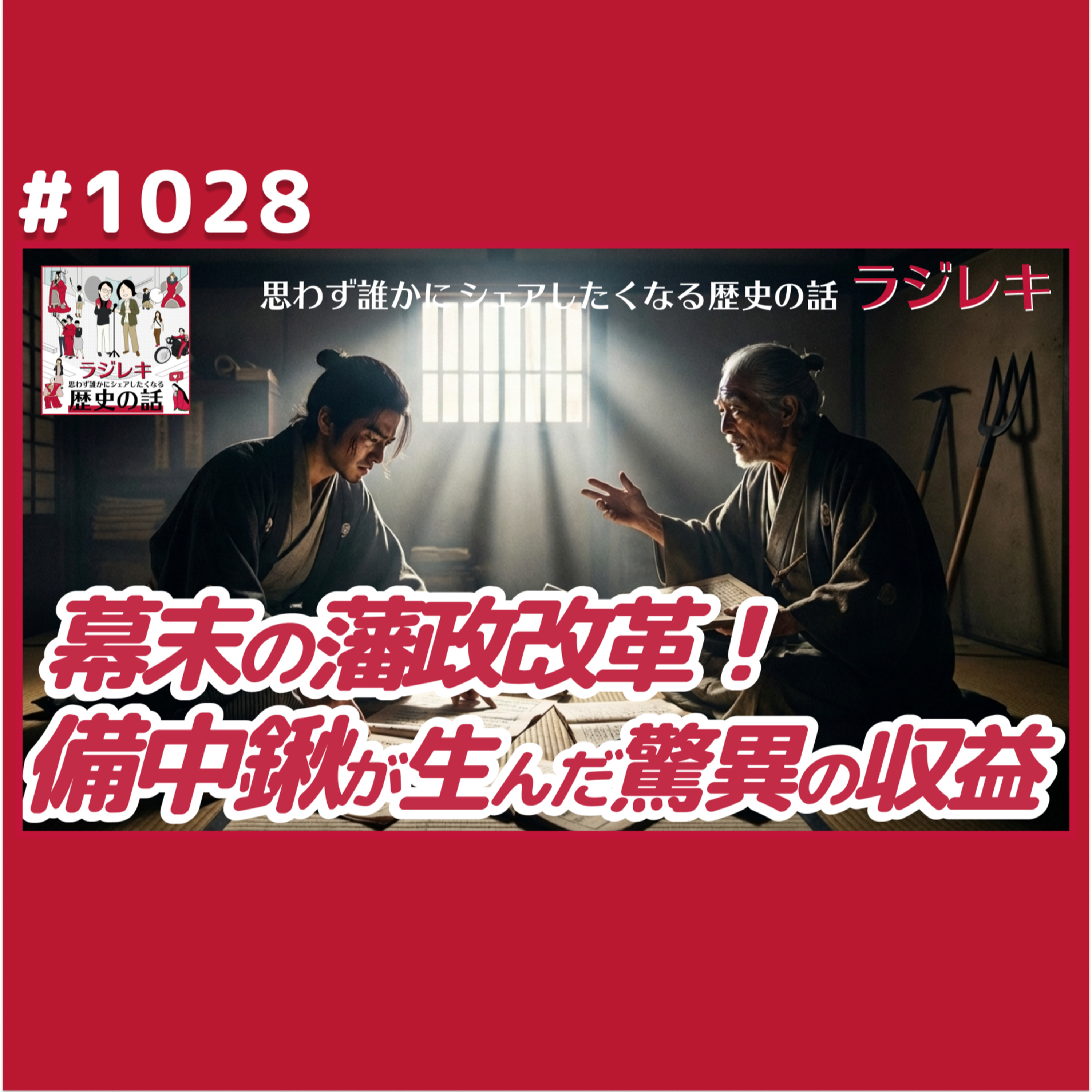 1028_板倉勝静と山田方谷の藩政改革！備中鍬の収益と情報公開の姿勢が人を動かした