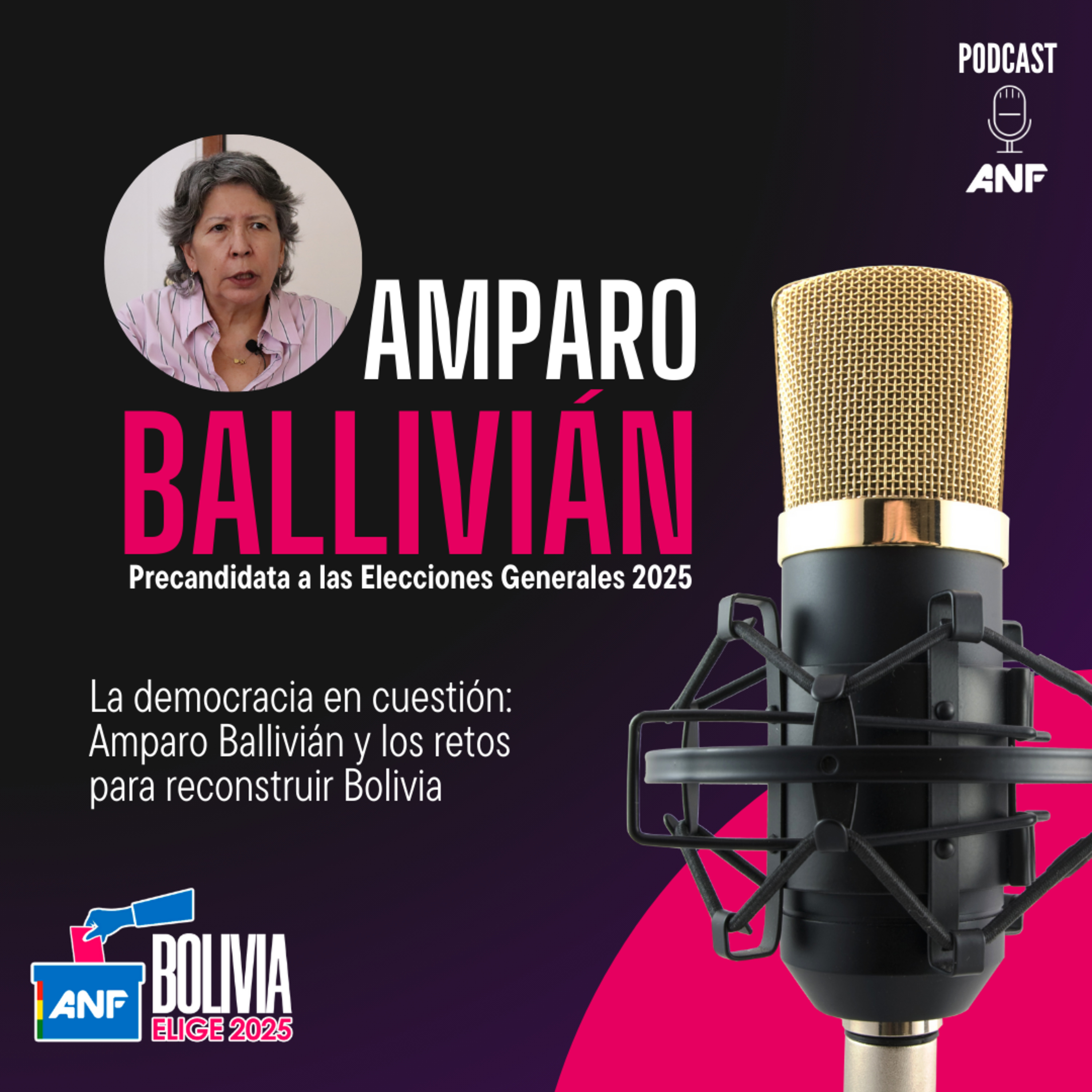 La democracia en cuestión: Amparo Ballivián y los retos para reconstruir Bolivia