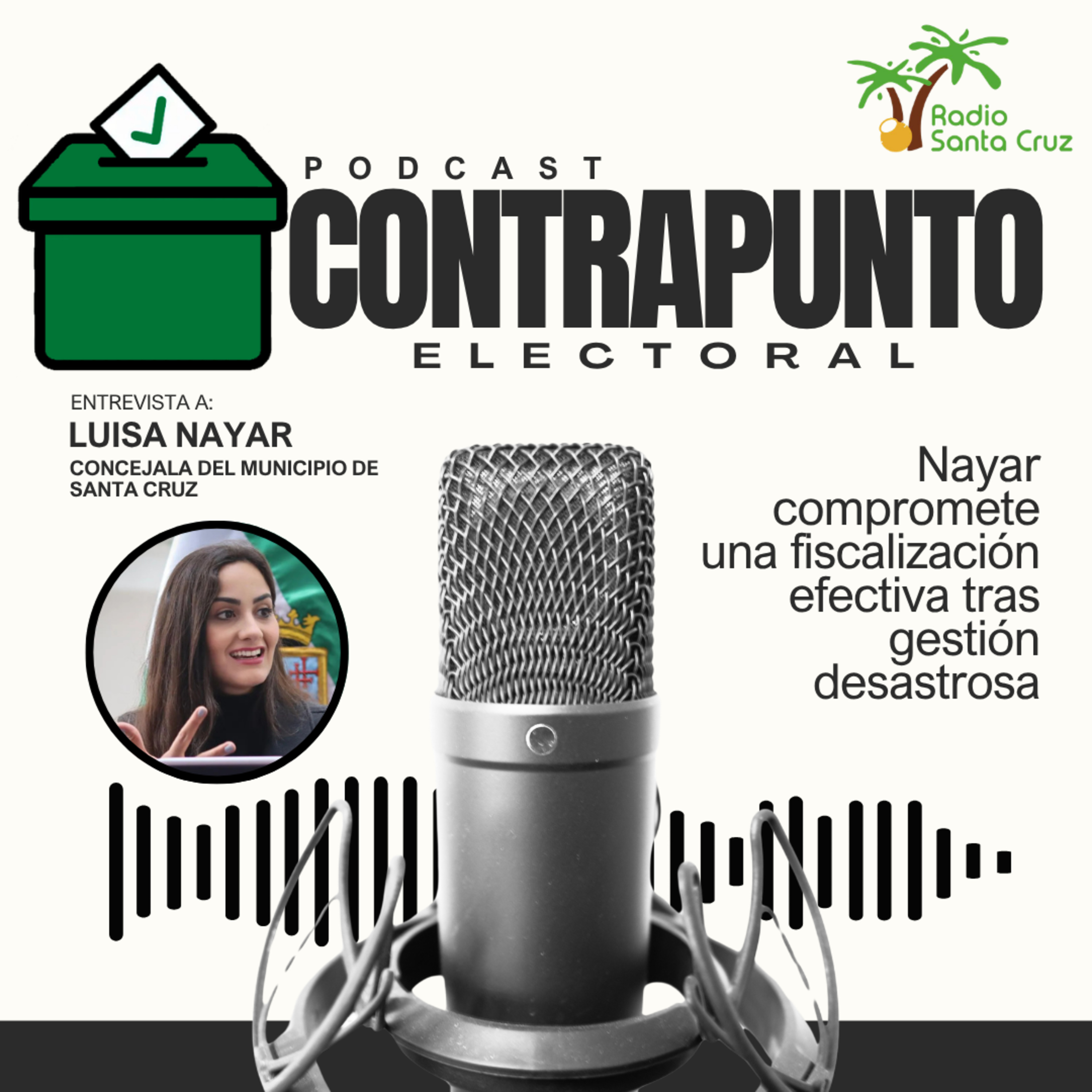 Nayar promete una fiscalización efectiva tras gestión desastrosa en la alcaldía cruceña