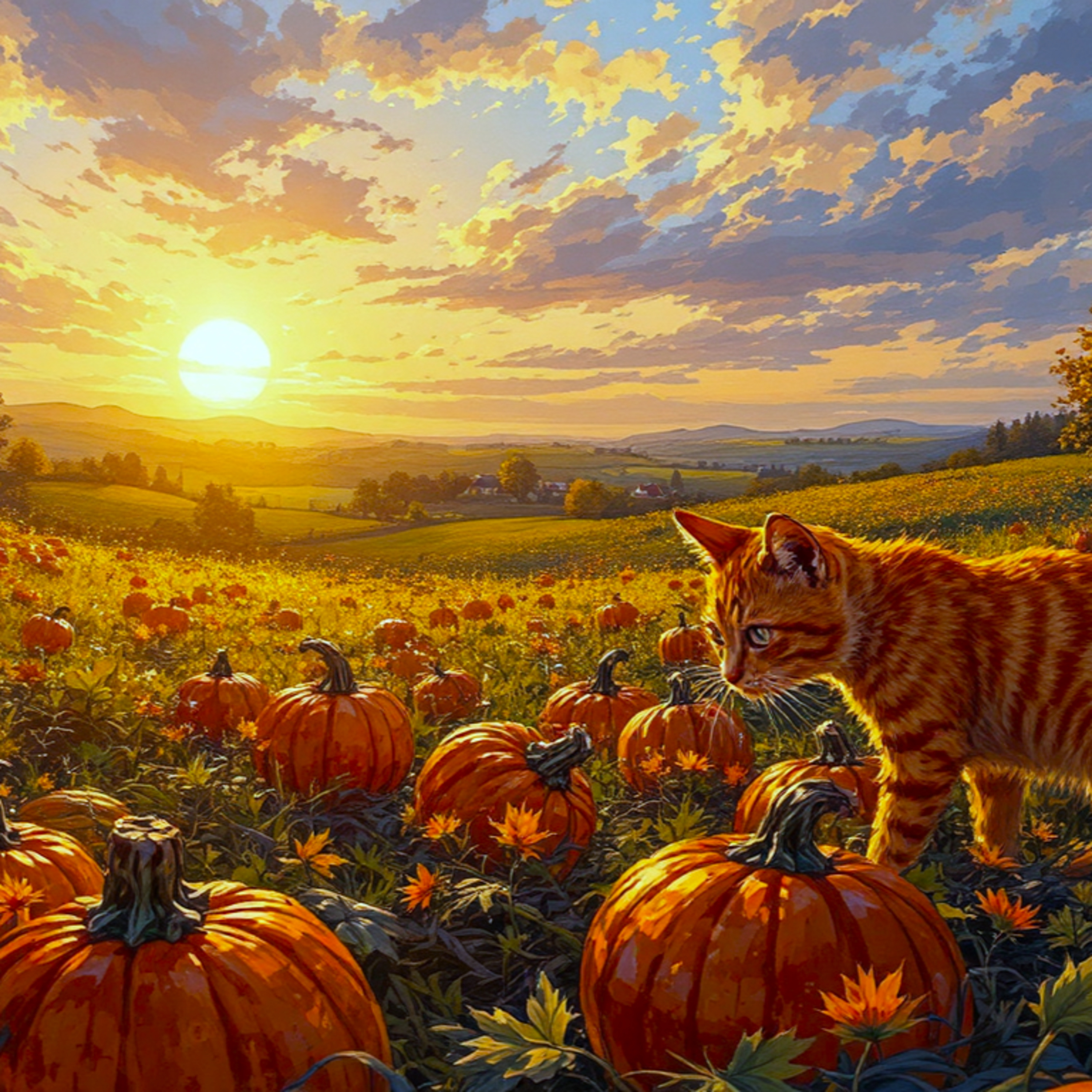 The Pumpkin Cat | 1HR Deep Sleep Story & Soothing Autumn Ambience