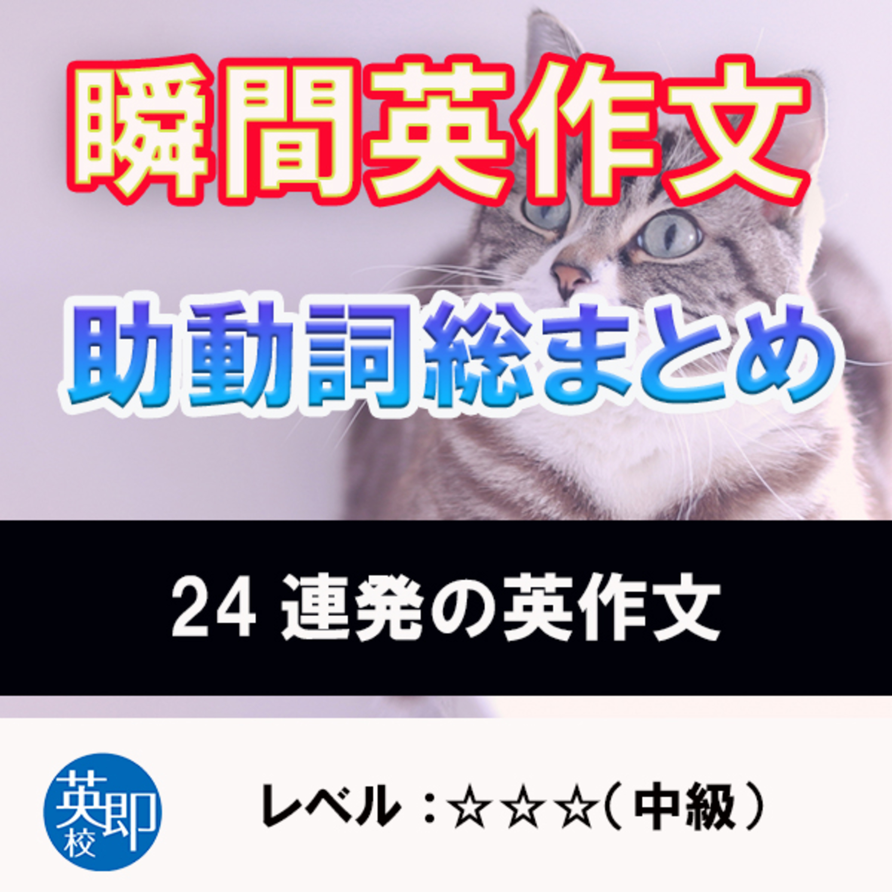瞬間英作文特別編：助動詞まとめ episode artwork