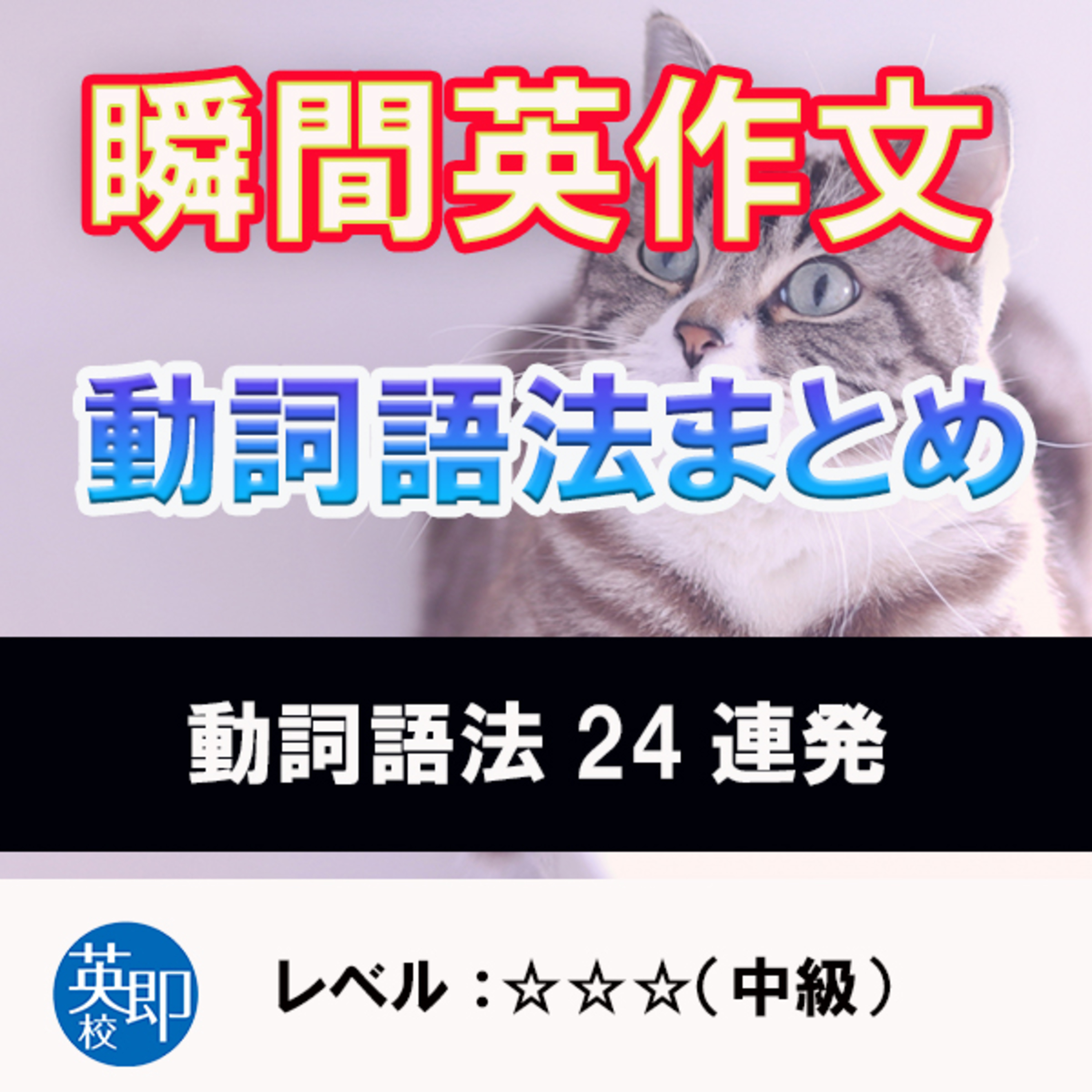 瞬間英作文特別編：動詞語法まとめ episode artwork