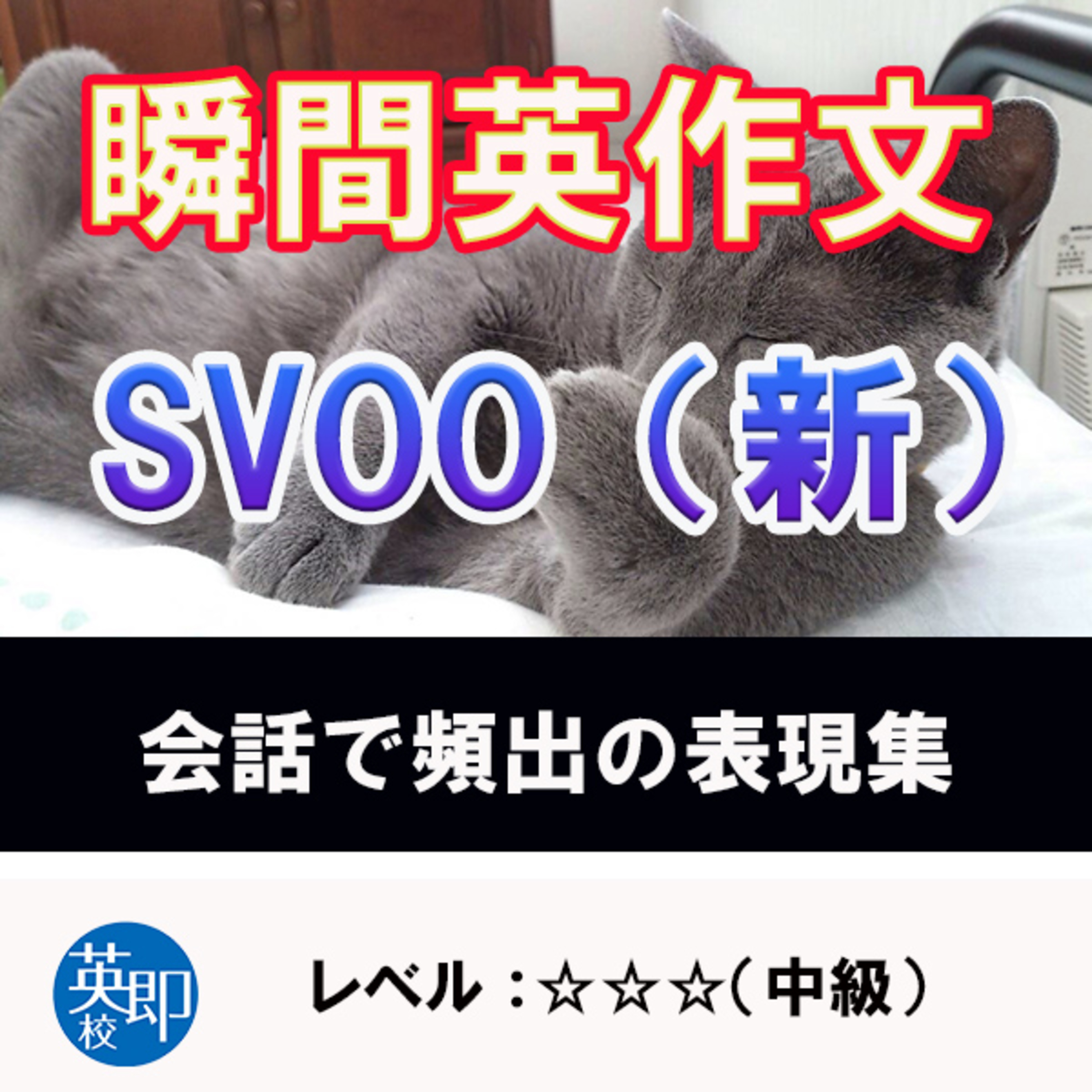 瞬間英作文：SVOO（新）】SVOOを使った熟語・表現 episode artwork