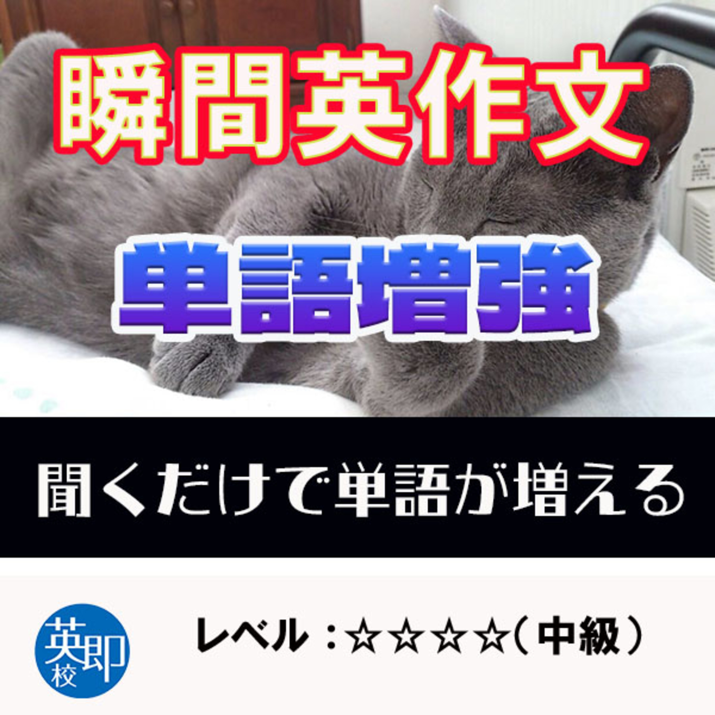 【瞬間英作文：単語増強】やるだけで単語が20個増える！ episode artwork