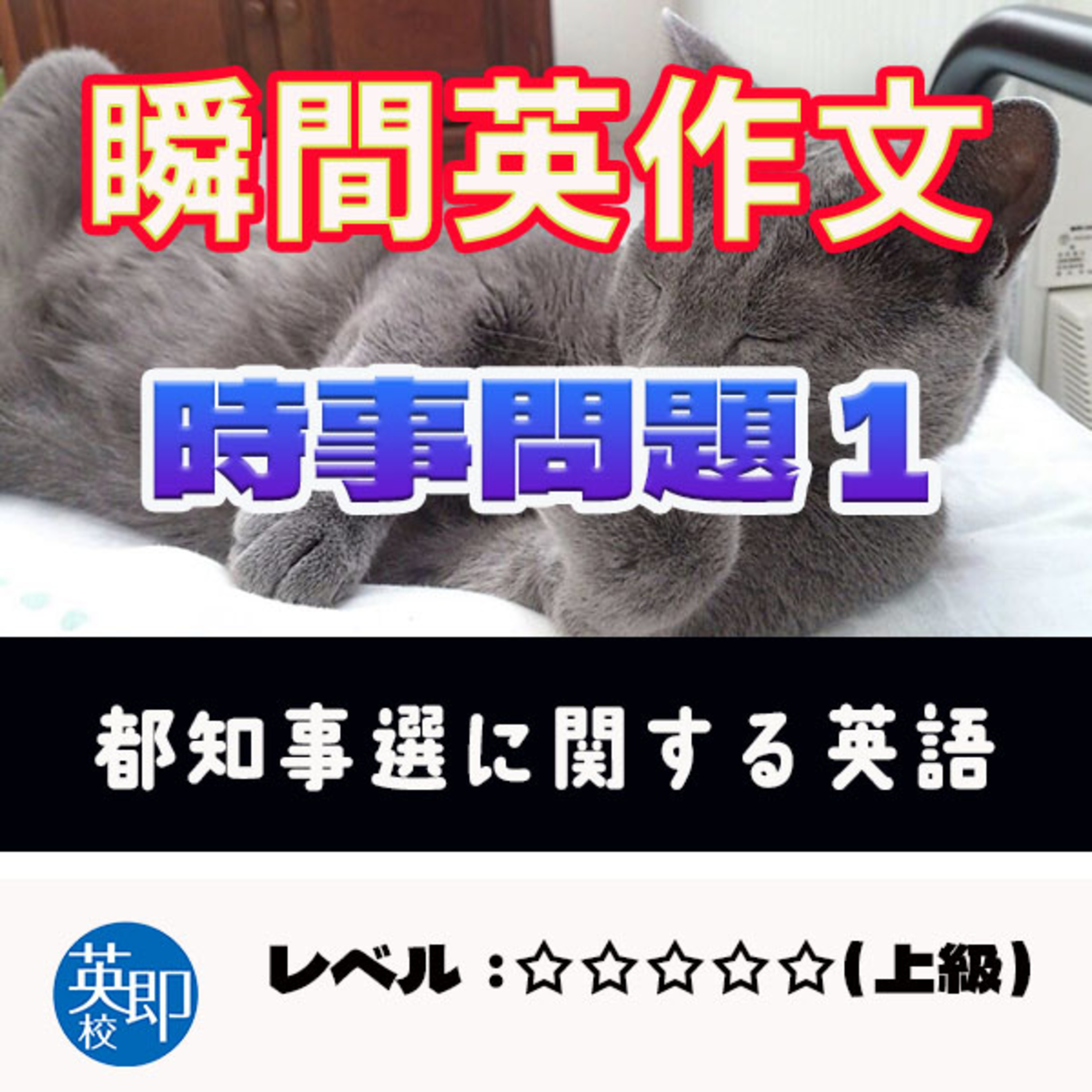 【瞬間英作文：時事問題】都知事選に関する英語を学ぼう episode artwork