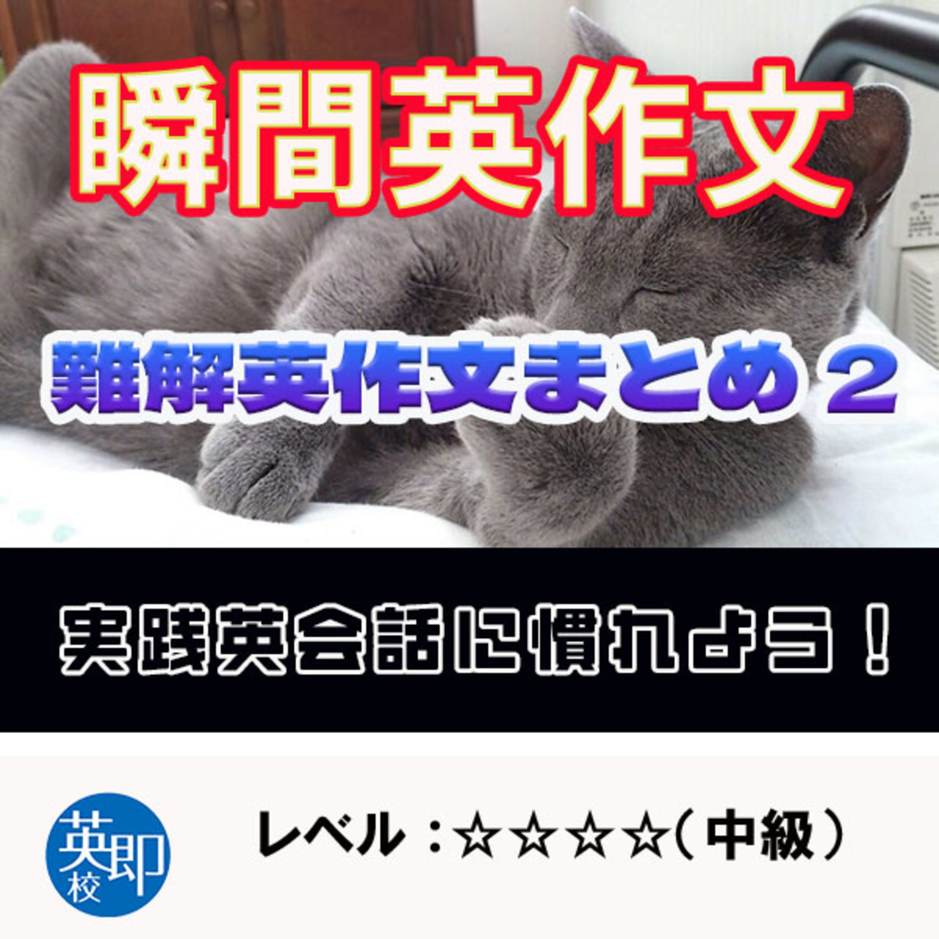【瞬間英作文：特別編】英作文修行の旅29　難解英作文まとめ2 episode artwork