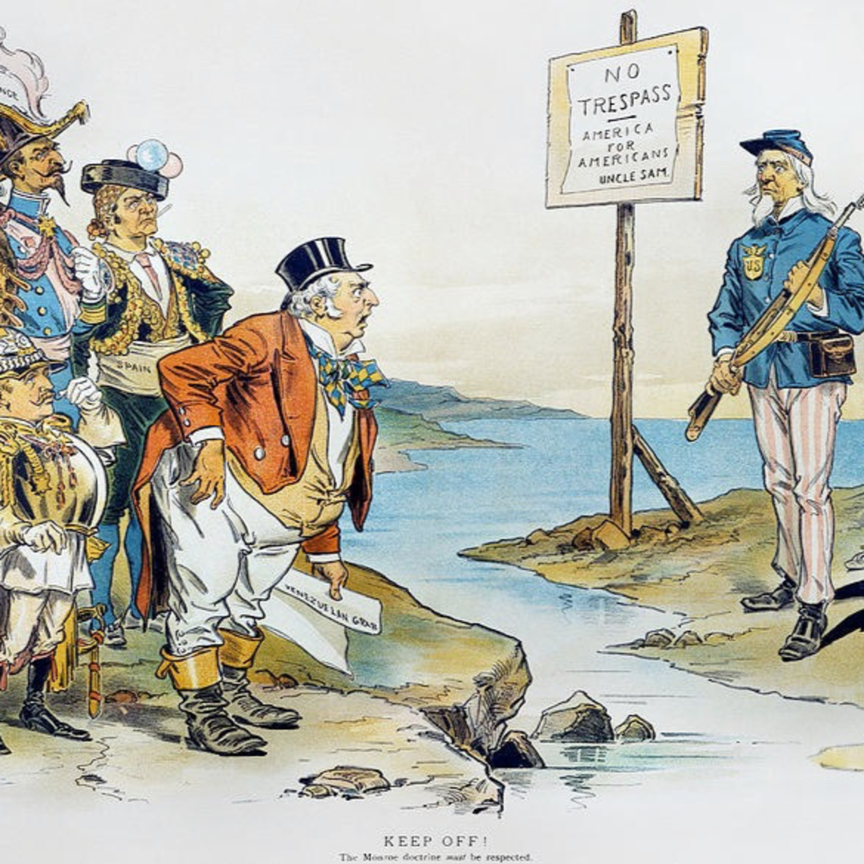 #1100 La Doctrina Monroe y los Corolarios Roosevelt y Donroe