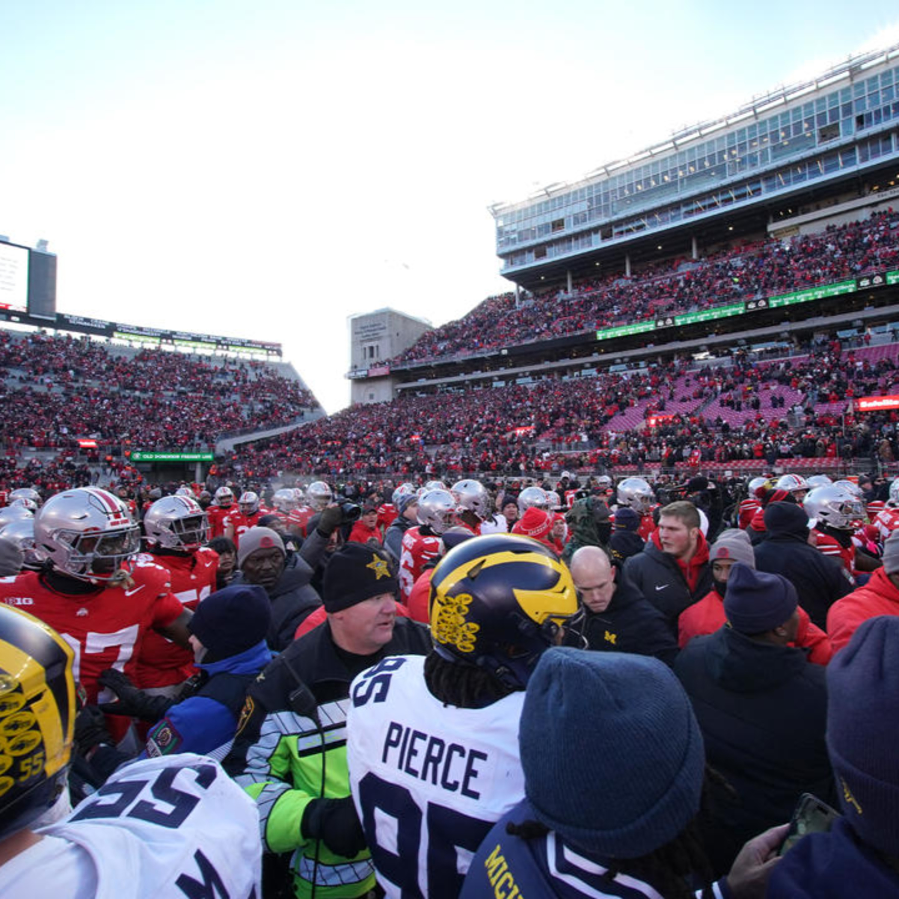 If you overhype Ohio State-Michigan, don't be outraged when players react emotionally episode artwork