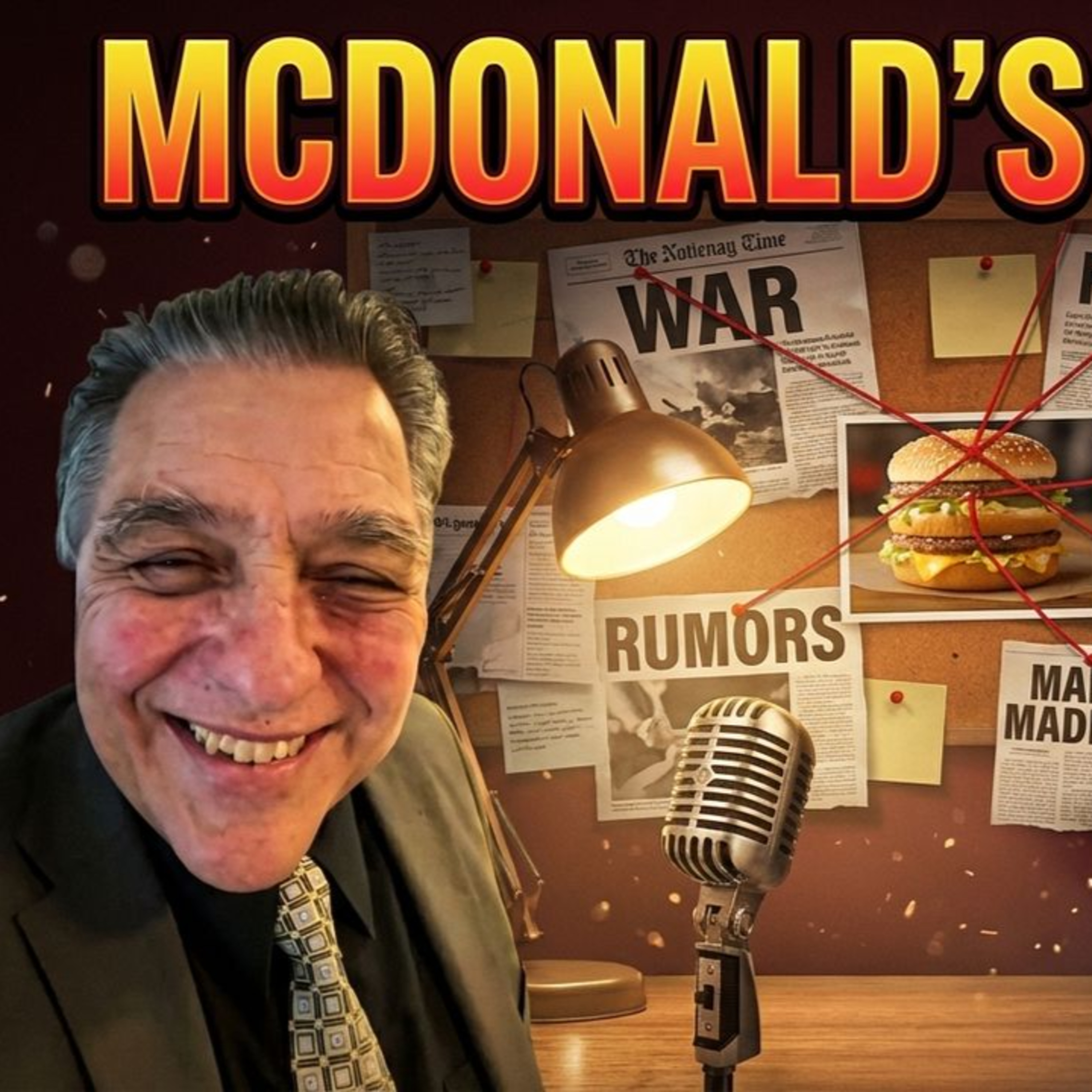 War, media rumors, March Madness and McDonald’s Big Arch burger debate on the podcast episode artwork