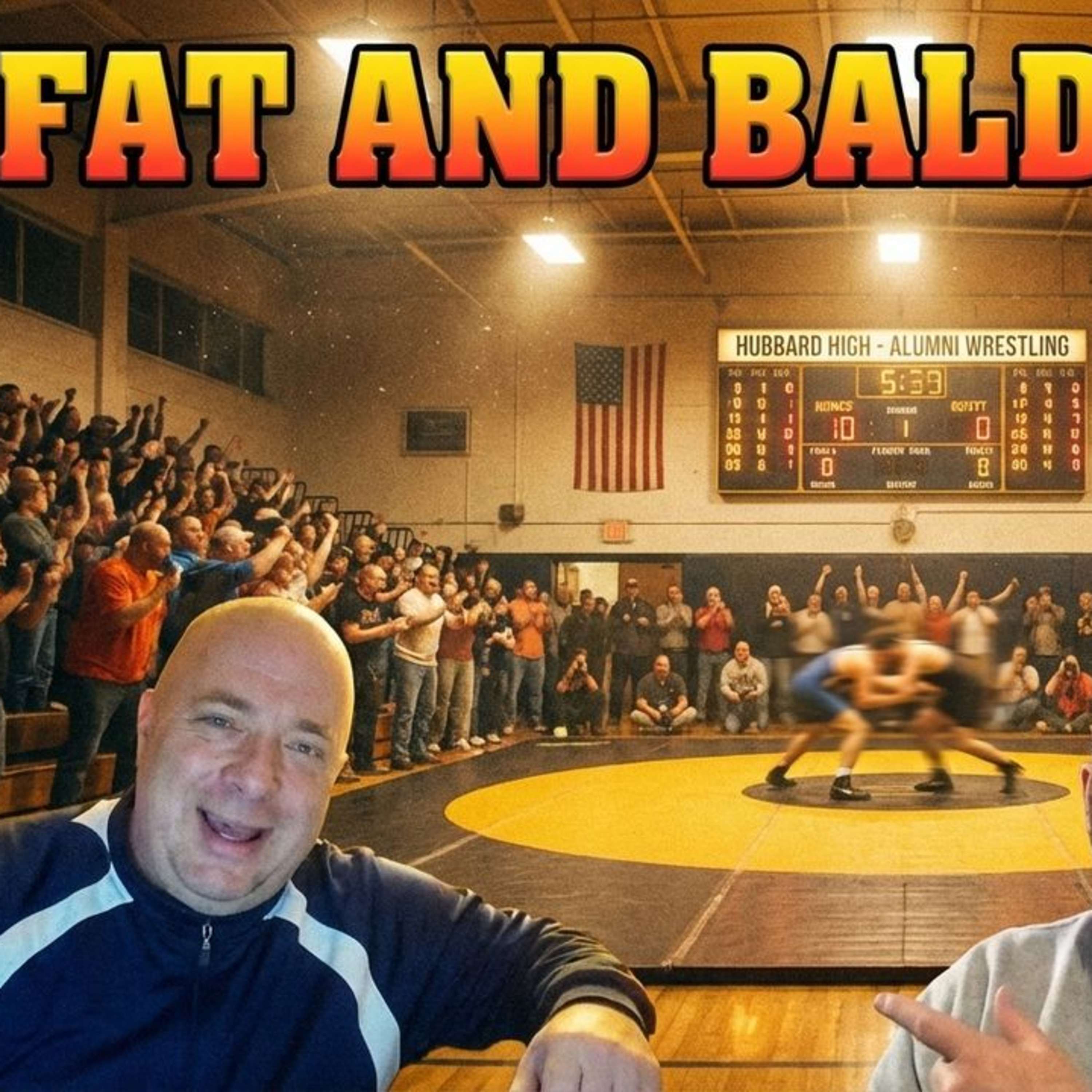 Hubbard High alumni wrestling night: fat and bald edition, injuries, drama, and fun episode artwork