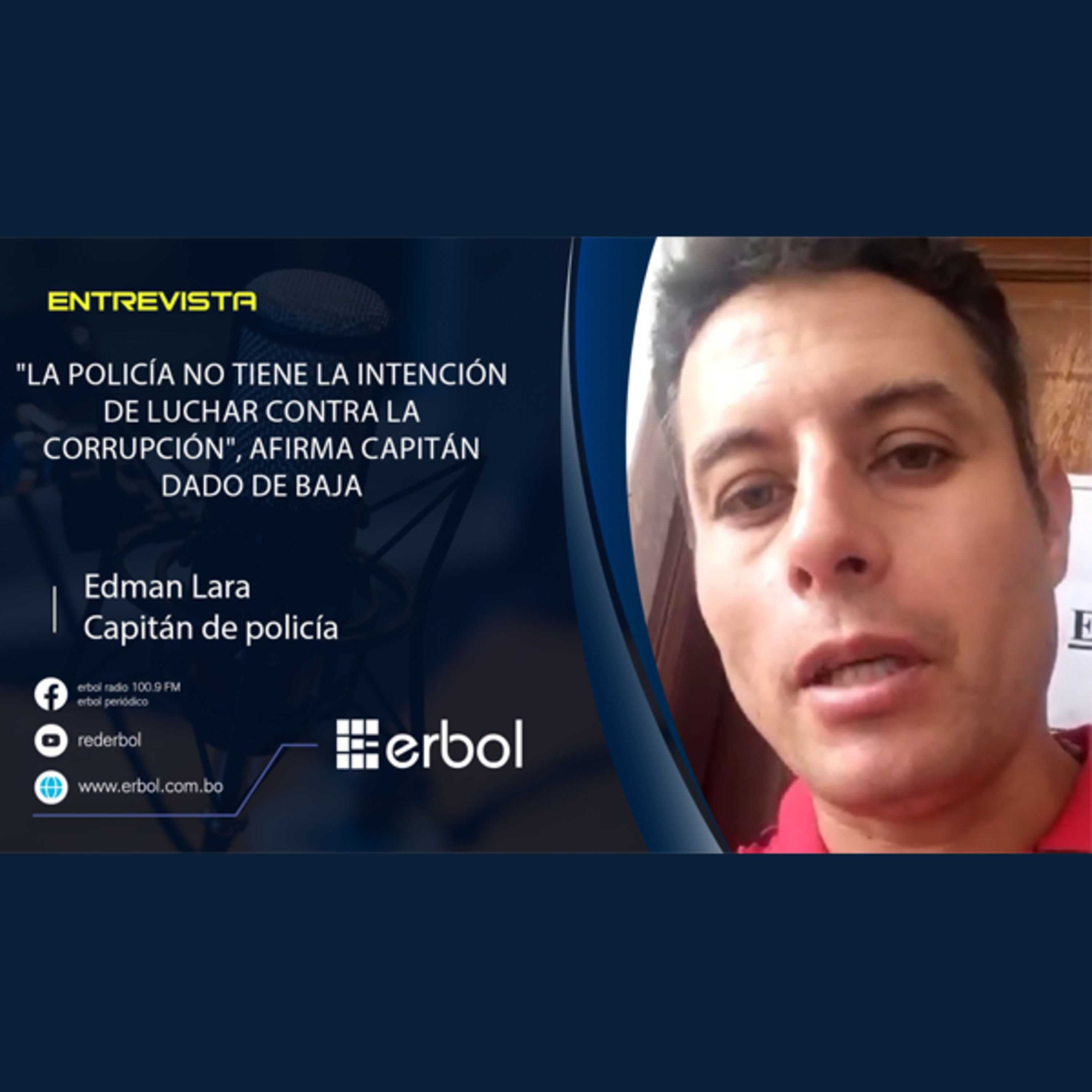 Capitán Edman Lara no descarta incursionar en la política para ser Presidente luego de que la Policía ratificó su baja definitiva episode artwork