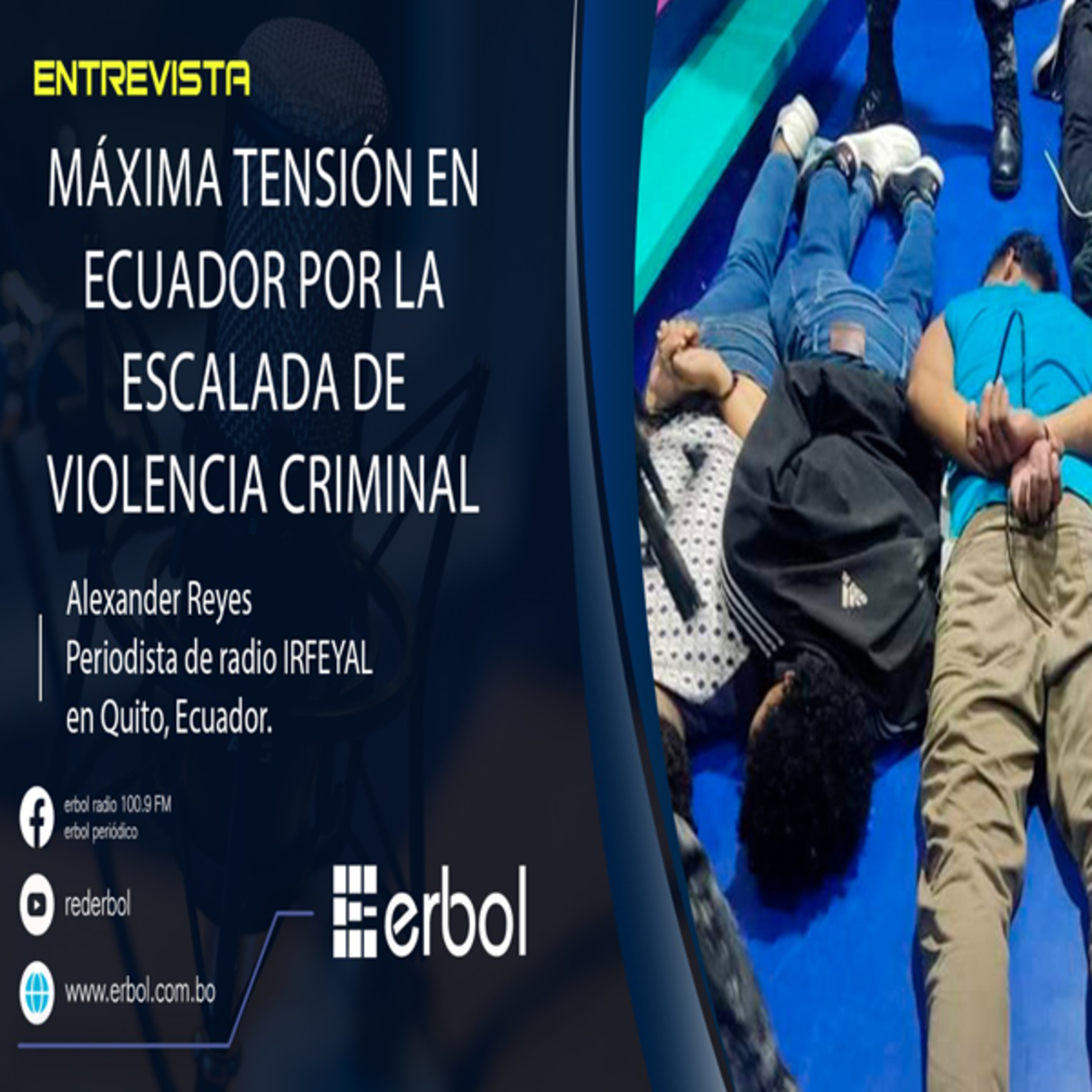 Ecuador sumida en una grave crisis de Estado por la acción de las organizaciones delictivas armadas. episode artwork