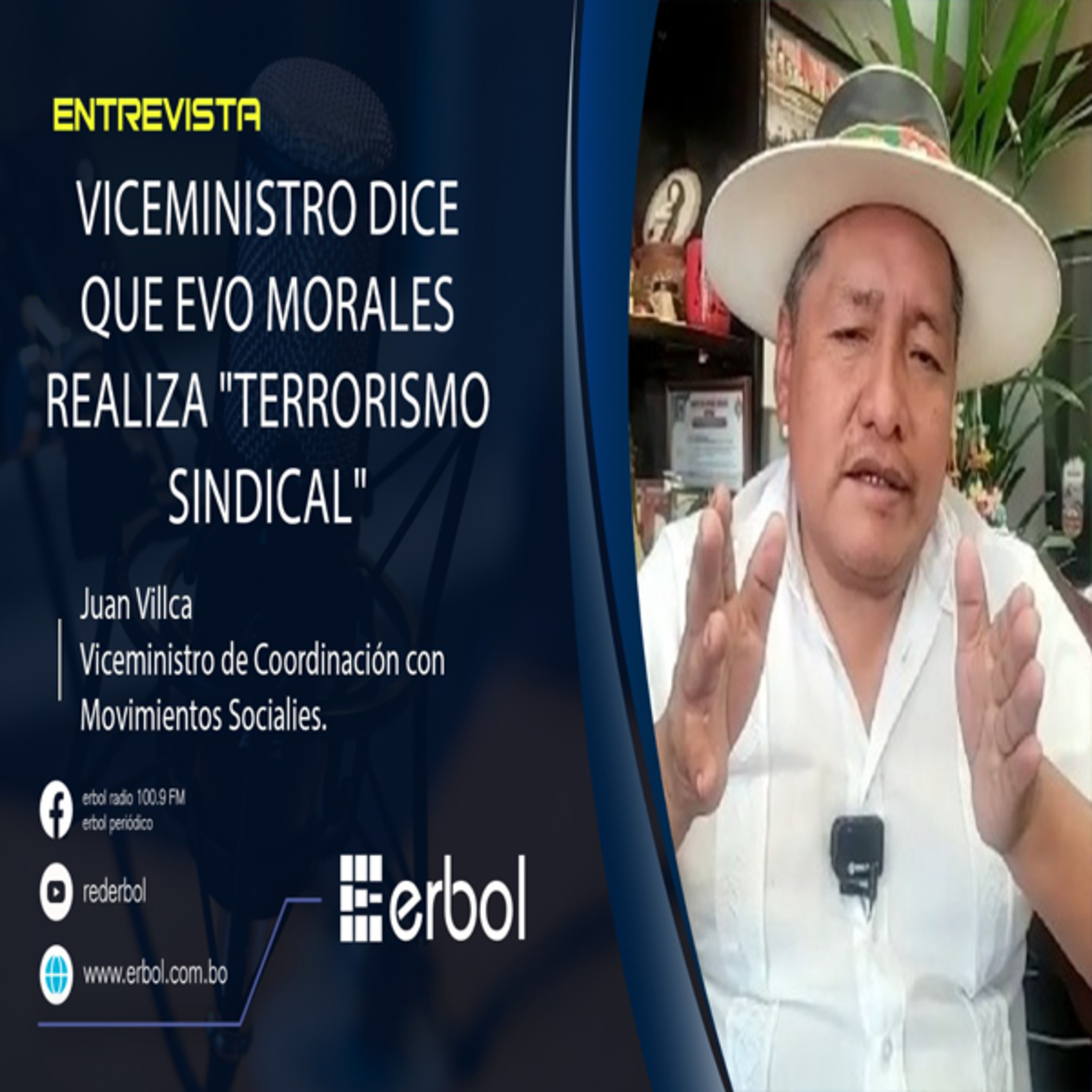 Viceministro dice que Evo Morales realiza “Terrorismo Sindical” episode artwork