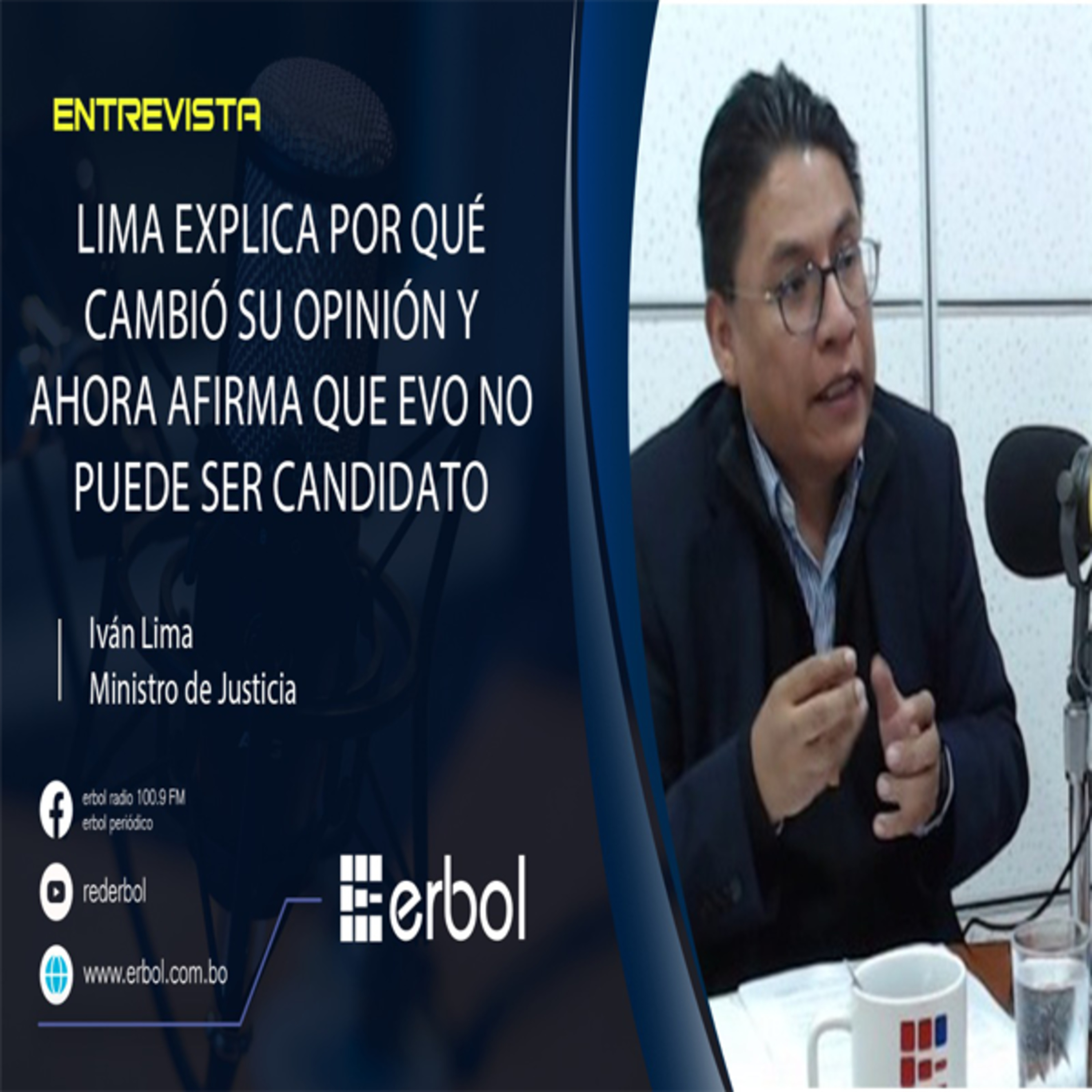Lima explica por qué cambió su opinión y ahora afirma que Evo no puede ser candidato episode artwork