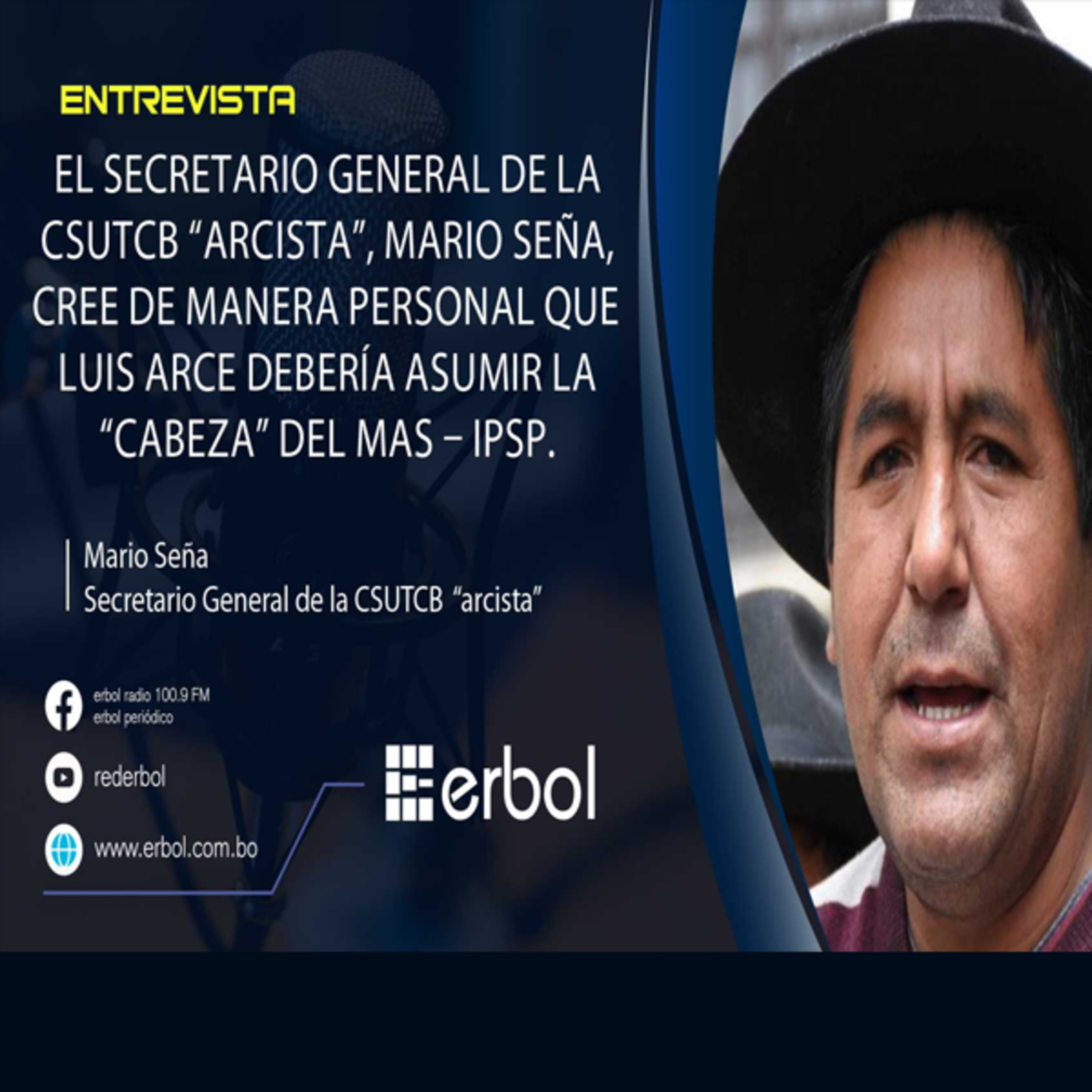 Dirigente arcista opina que Lucho Arce debería ser el nuevo líder del MAS episode artwork