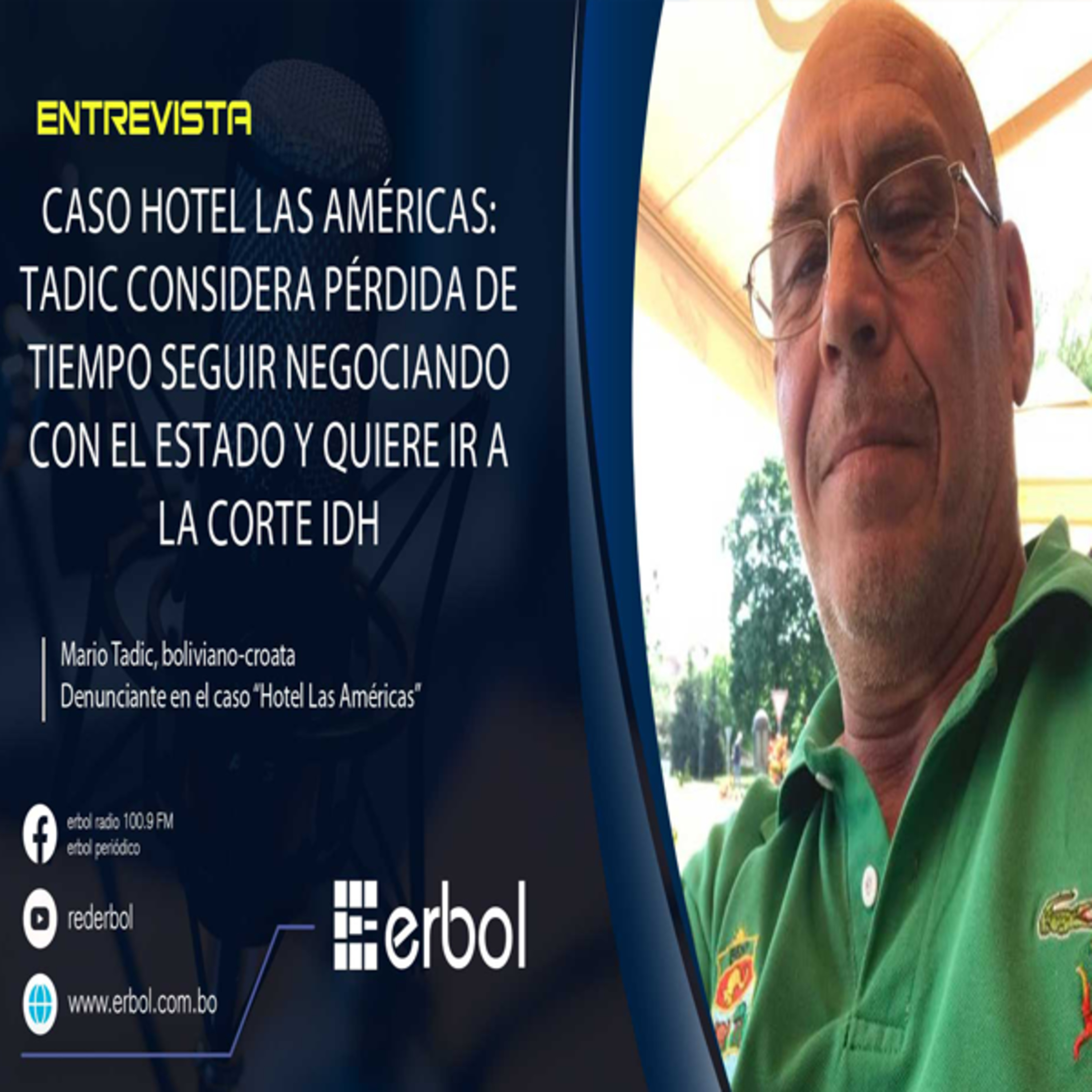 Caso hotel las Américas: Tatic considera perdida de tiempo negociando con el estado y quiere ir a la CIDH episode artwork