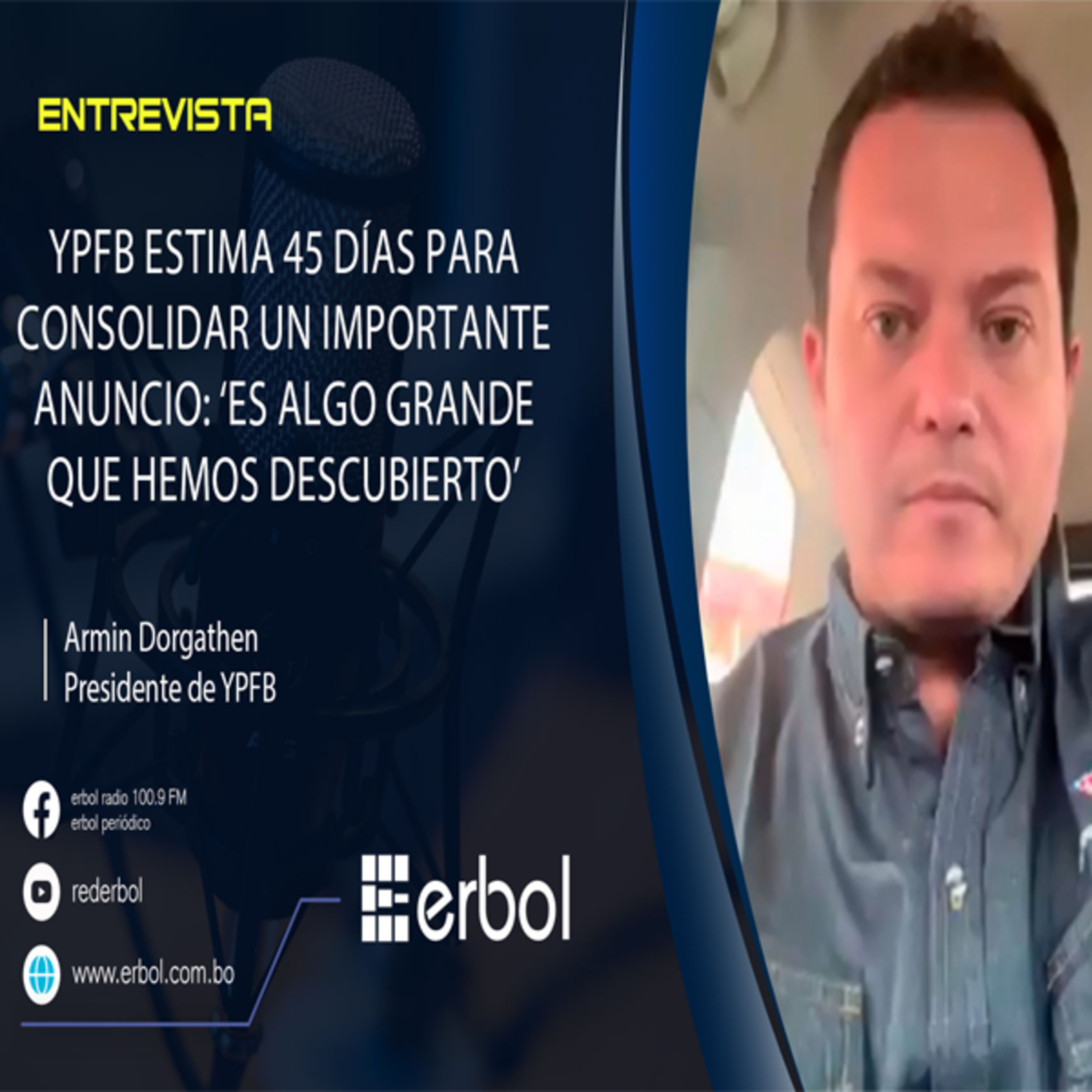 YPFB estima 45 días para consolidar un importante anuncio “Es algo que hemos descubierto” episode artwork