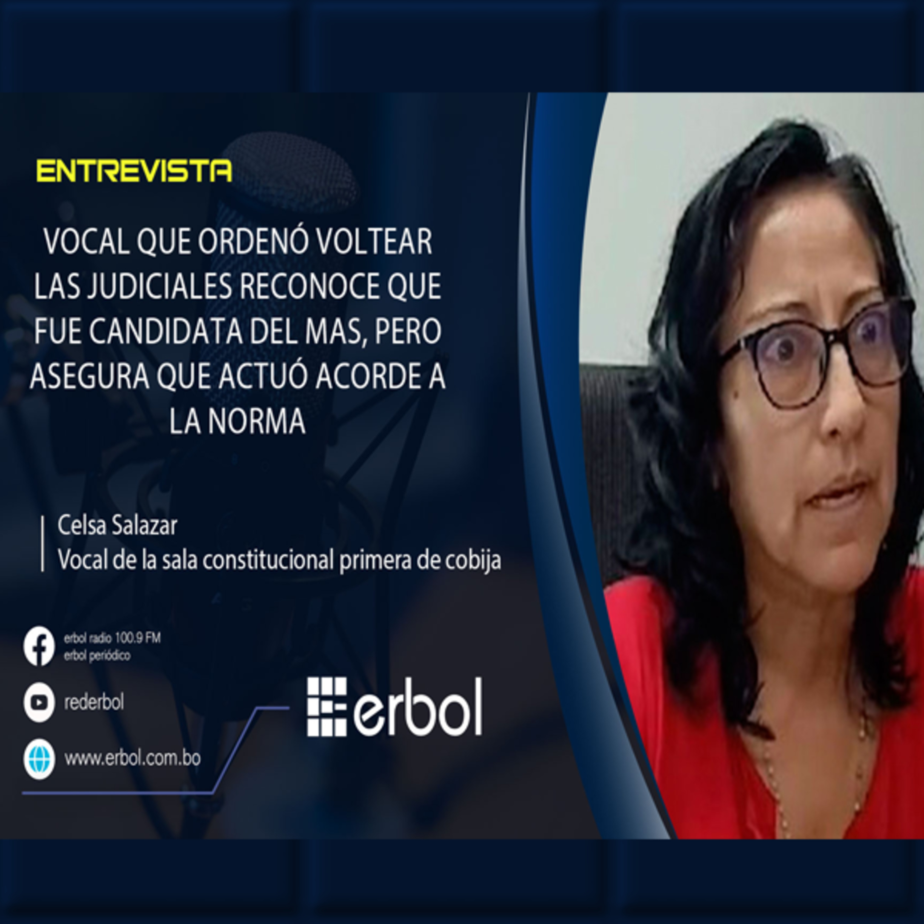 Vocal que volteó las judiciales reconoce que fue candidata del MAS episode artwork