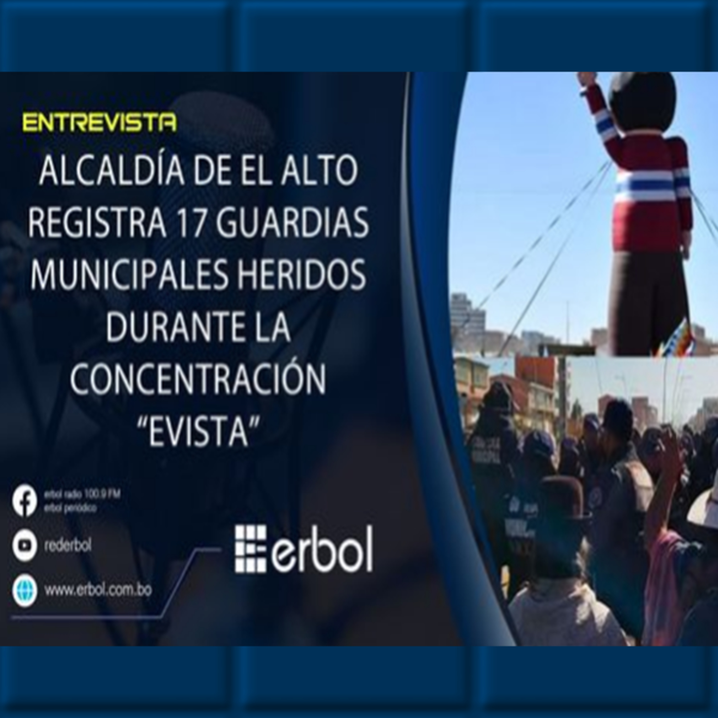 17 Guardias Municipales Heridos en Concentración del MAS "Evista" en la ciudad de El Alto