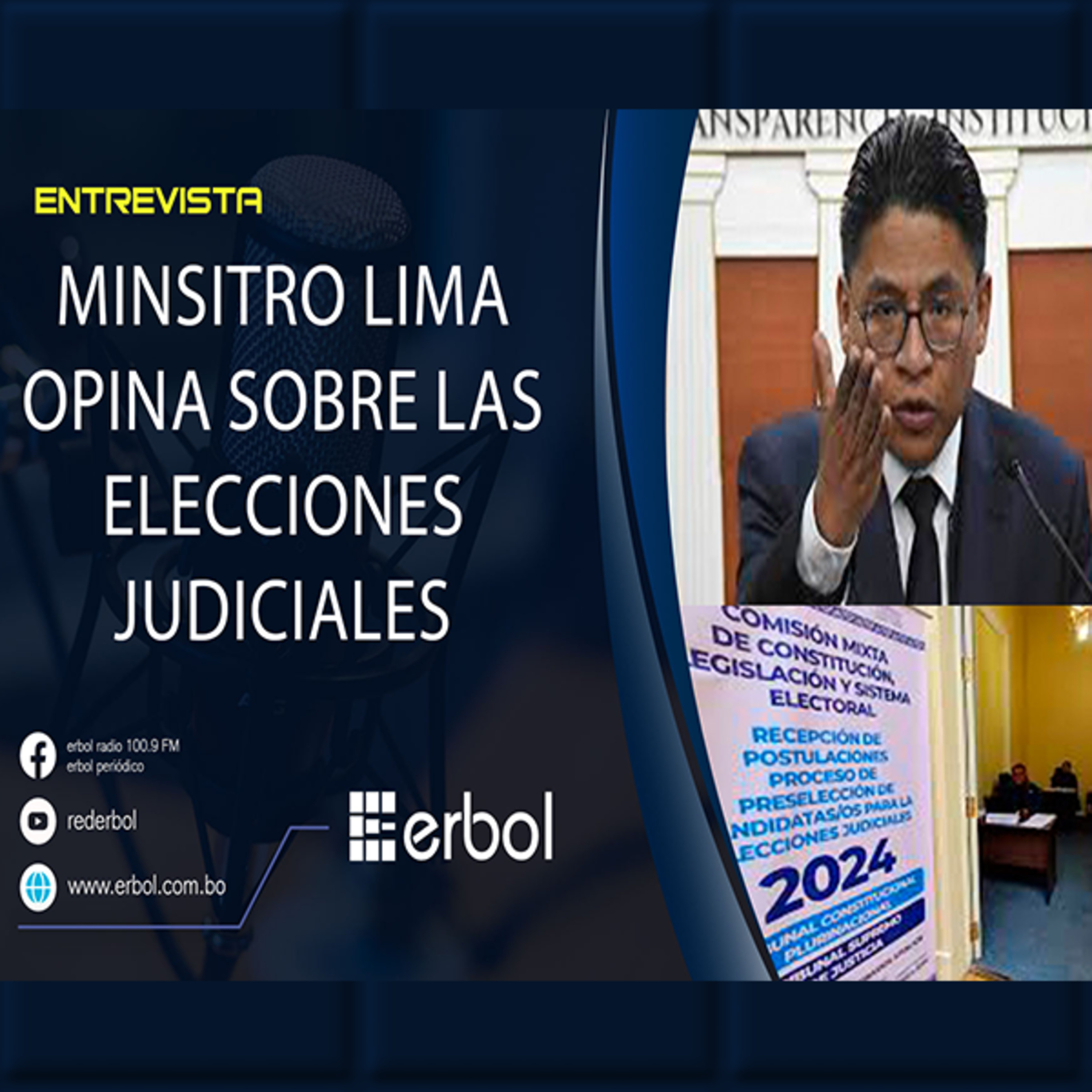 Ministro Lima analiza el modelo de elecciones para magistrados